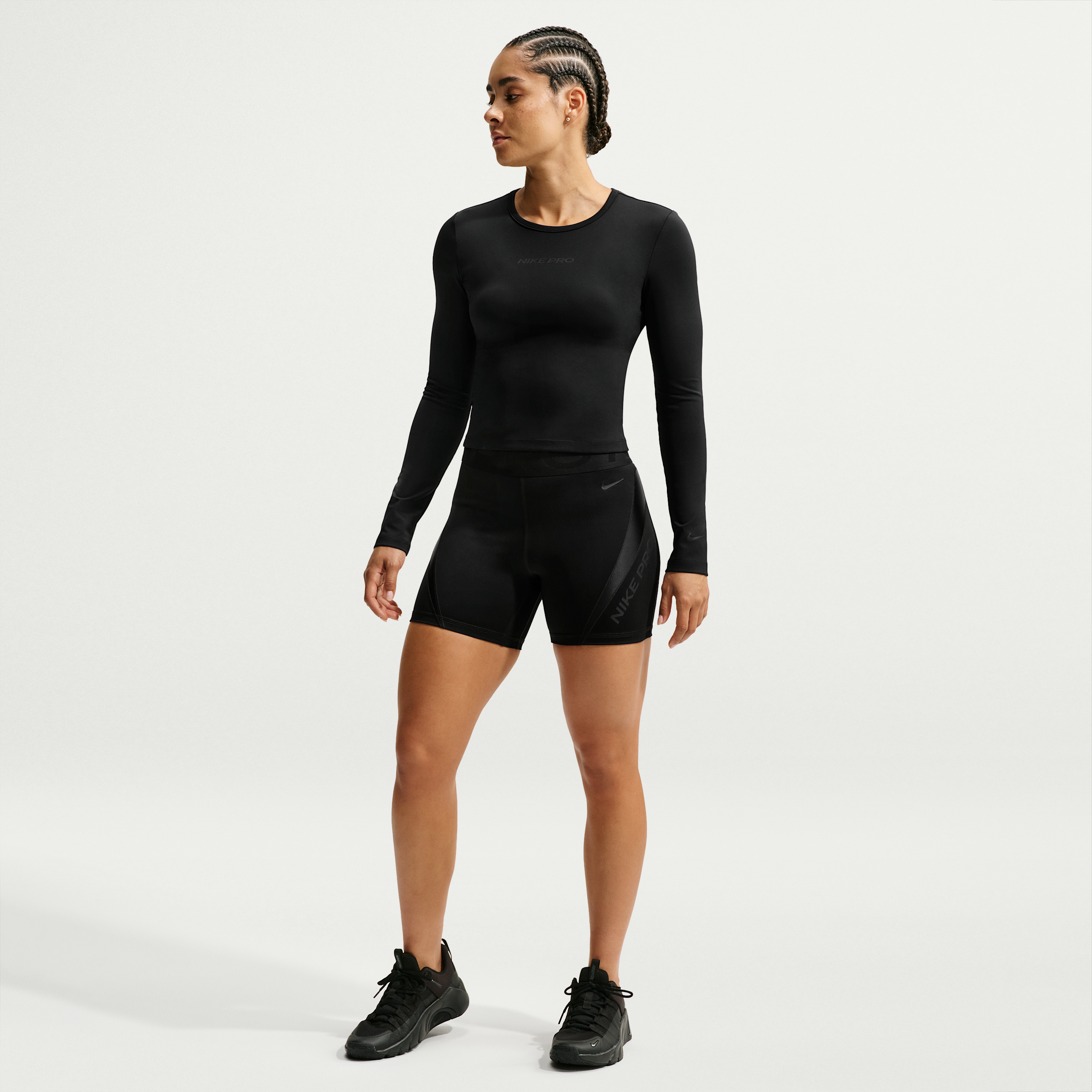 Women's Nike Pro Sculpt Dri-FIT High-Waisted 5" Shorts in Black | IM9961-010