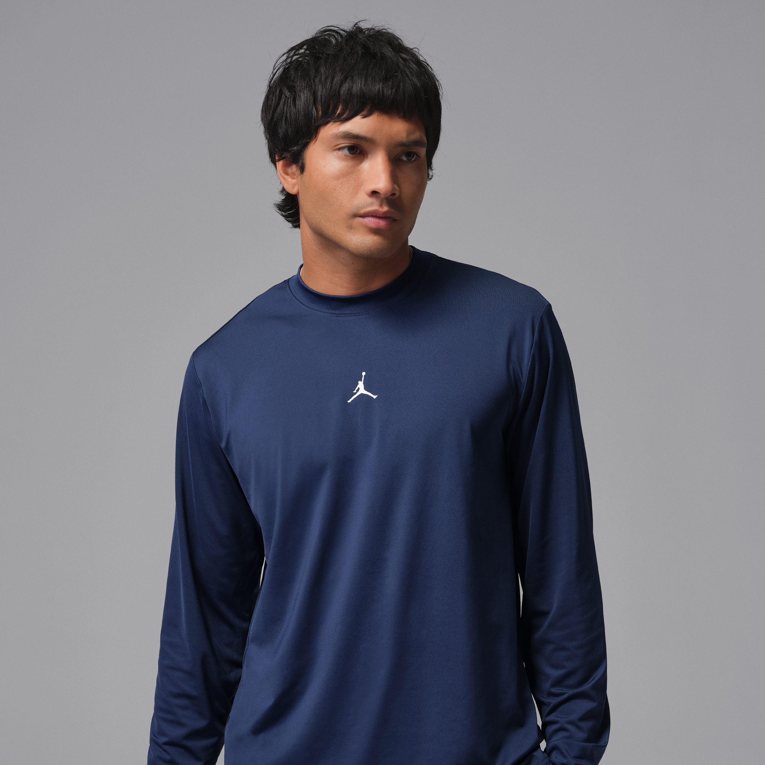 Men's Jordan Sport Essentials Dri-FIT Long-Sleeve Top in Blue | IF0887-410