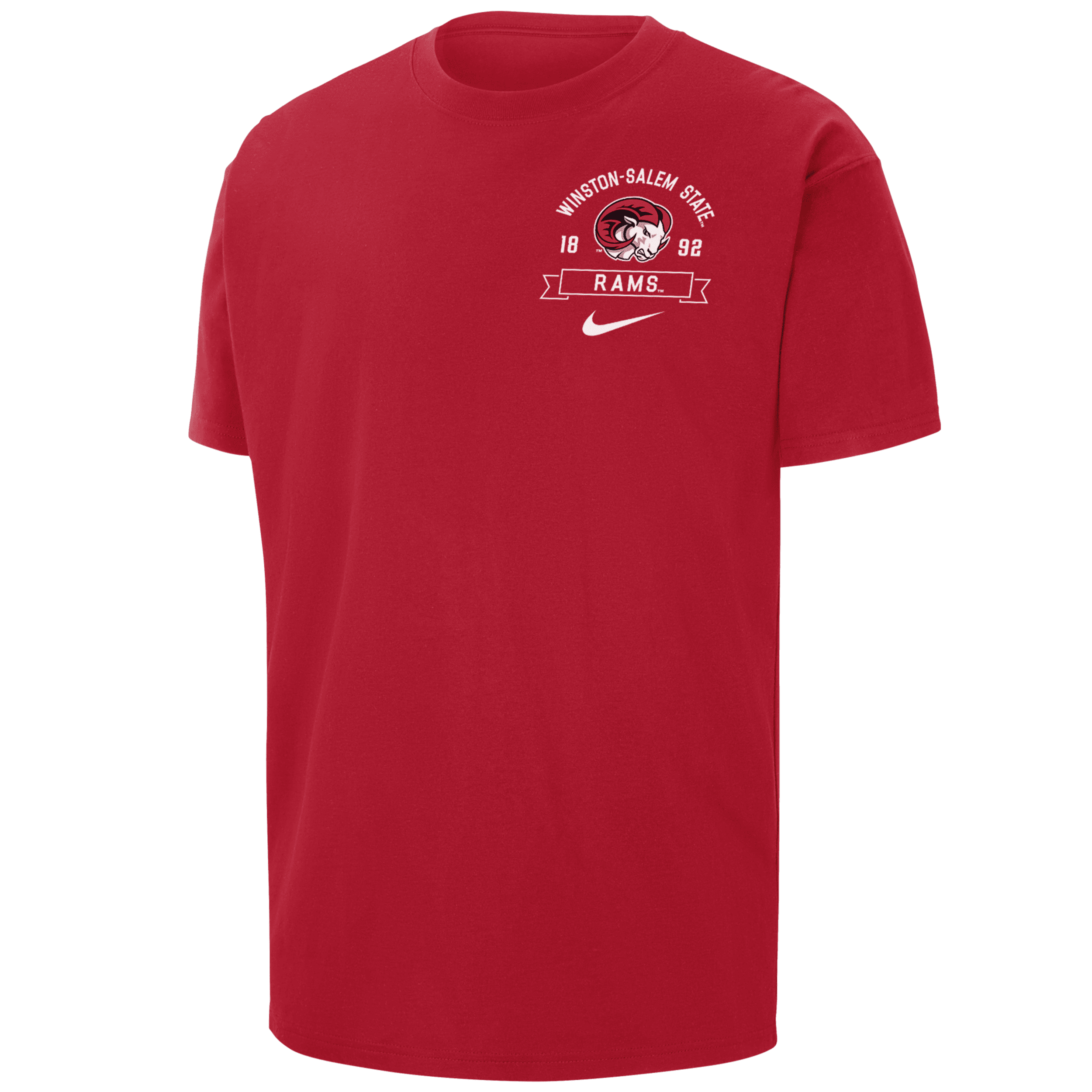 Nike Winston-salem Max90  Men's College T-shirt In Red