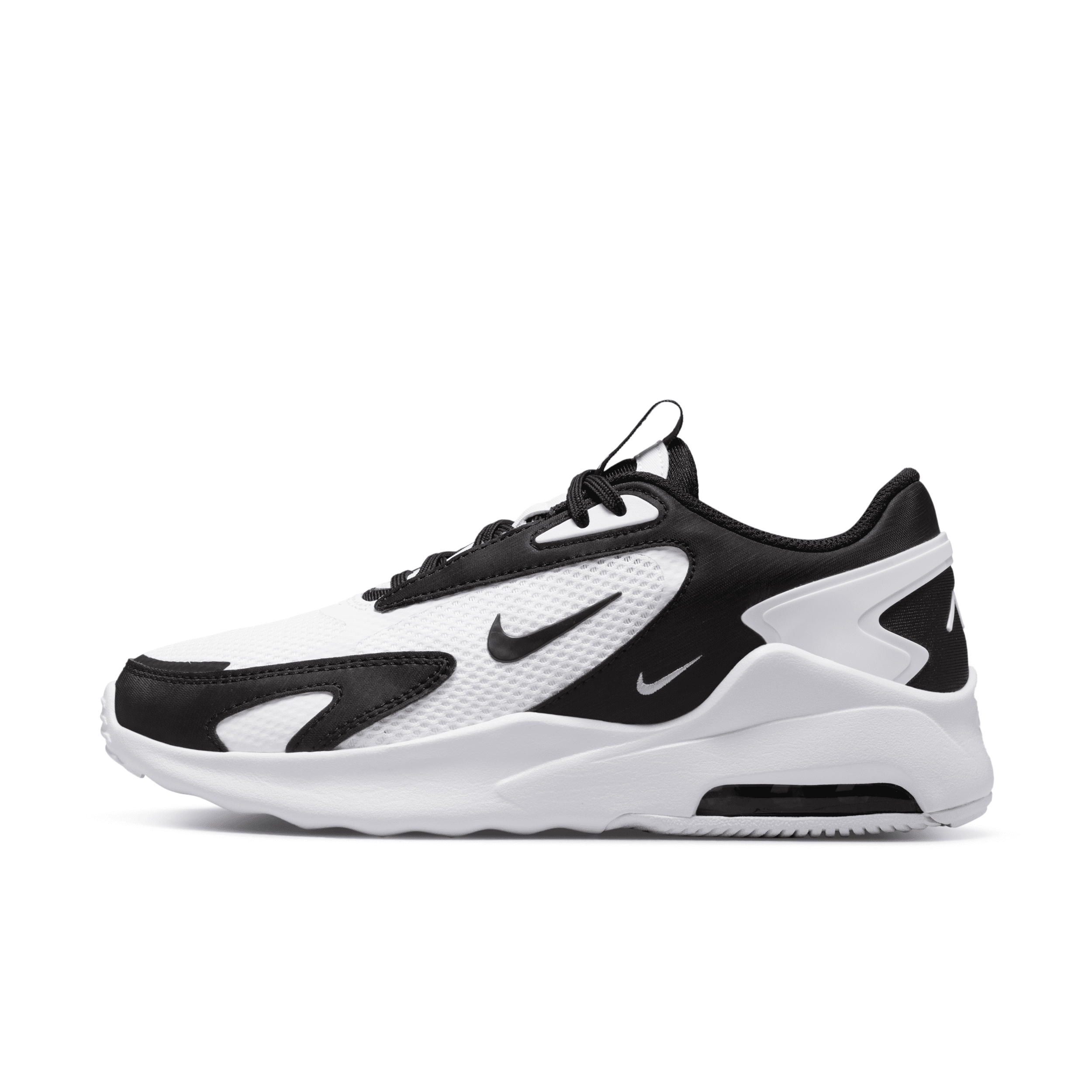 Nike Womens Air Max Bolt - Running Shoes - White / Black / White Size 8.5