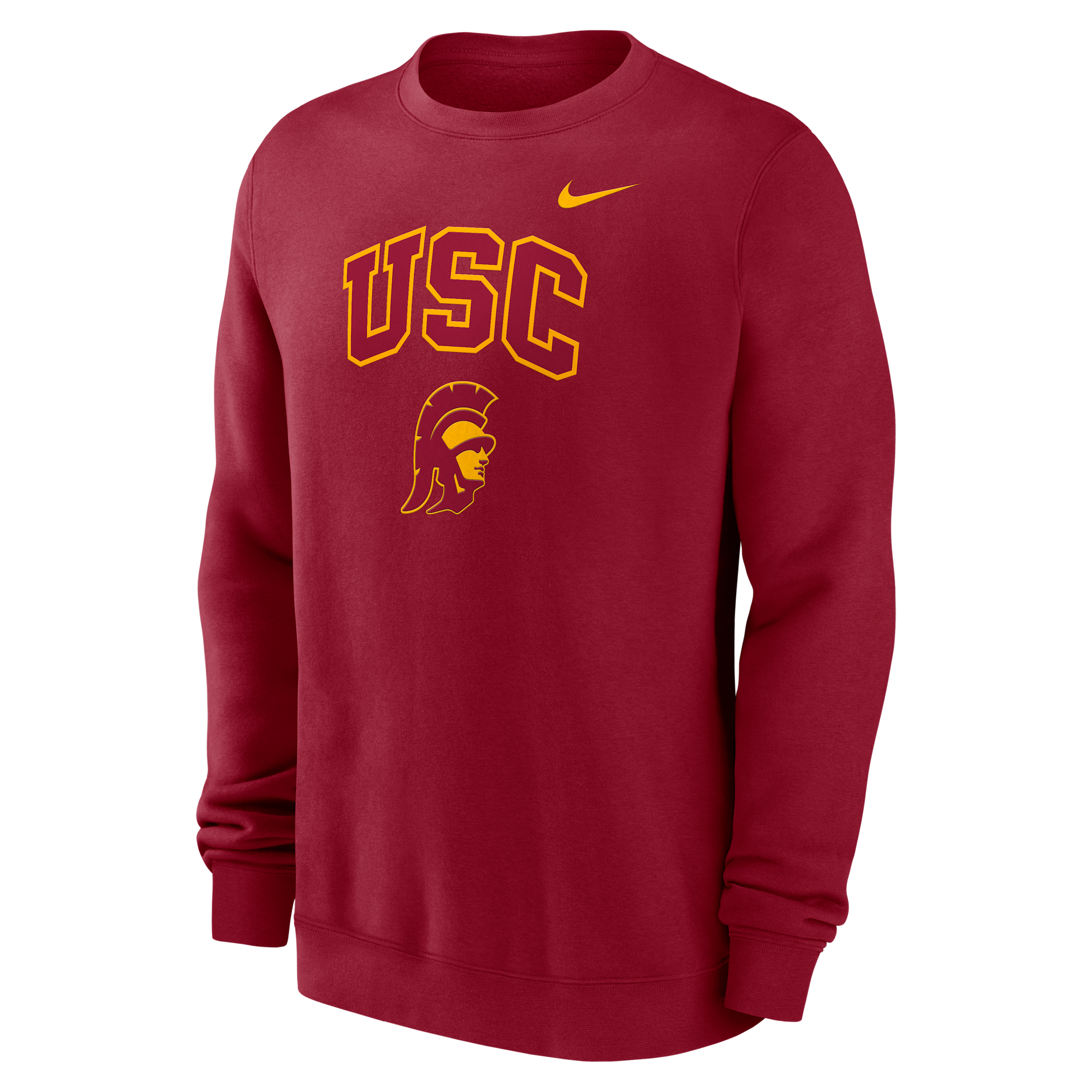 Nike Usc Arch  Men's College Pullover Crew In Brown
