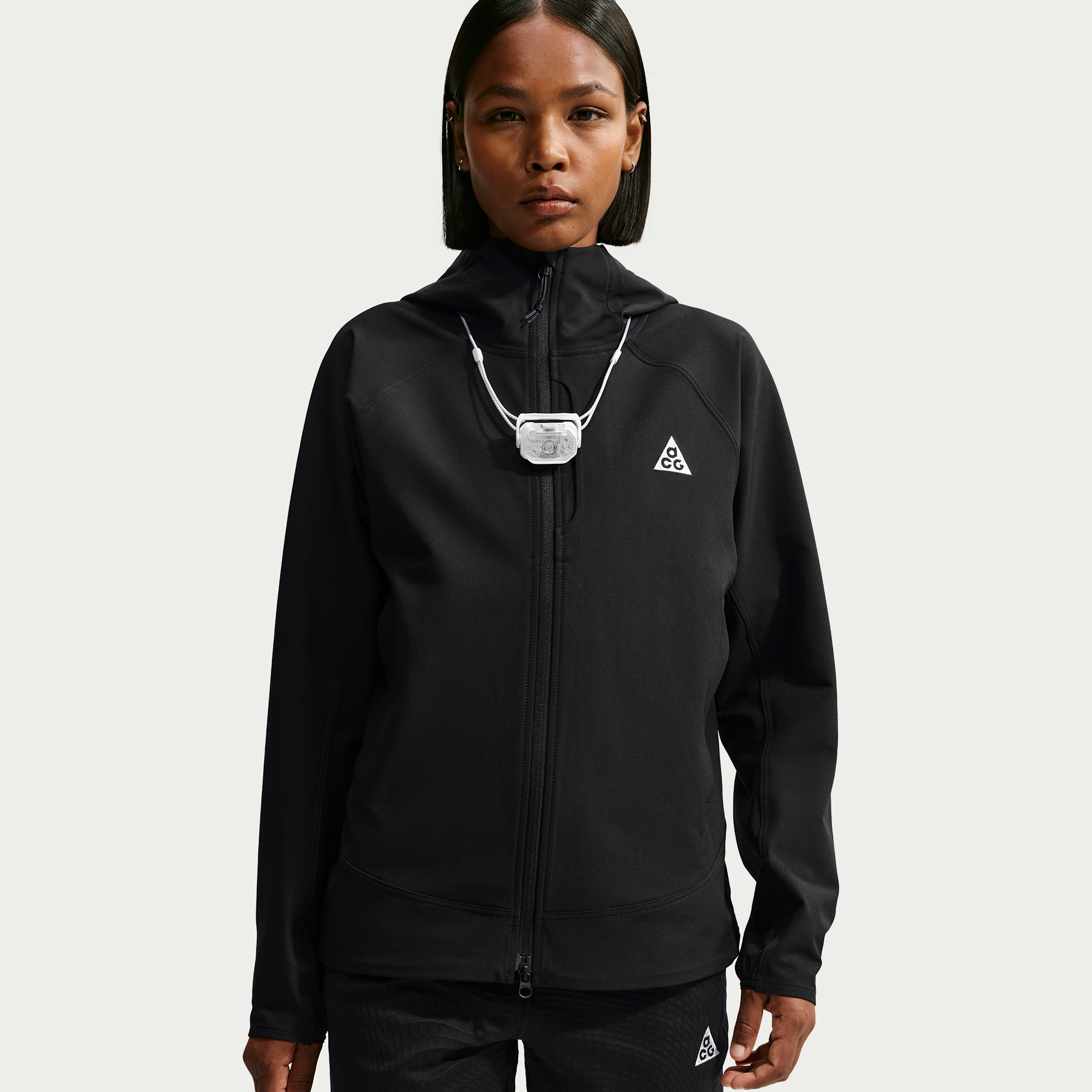 Women's Nike ACG Cloud Trekker Full-Zip Hiking Jacket in Black | IM4316-010