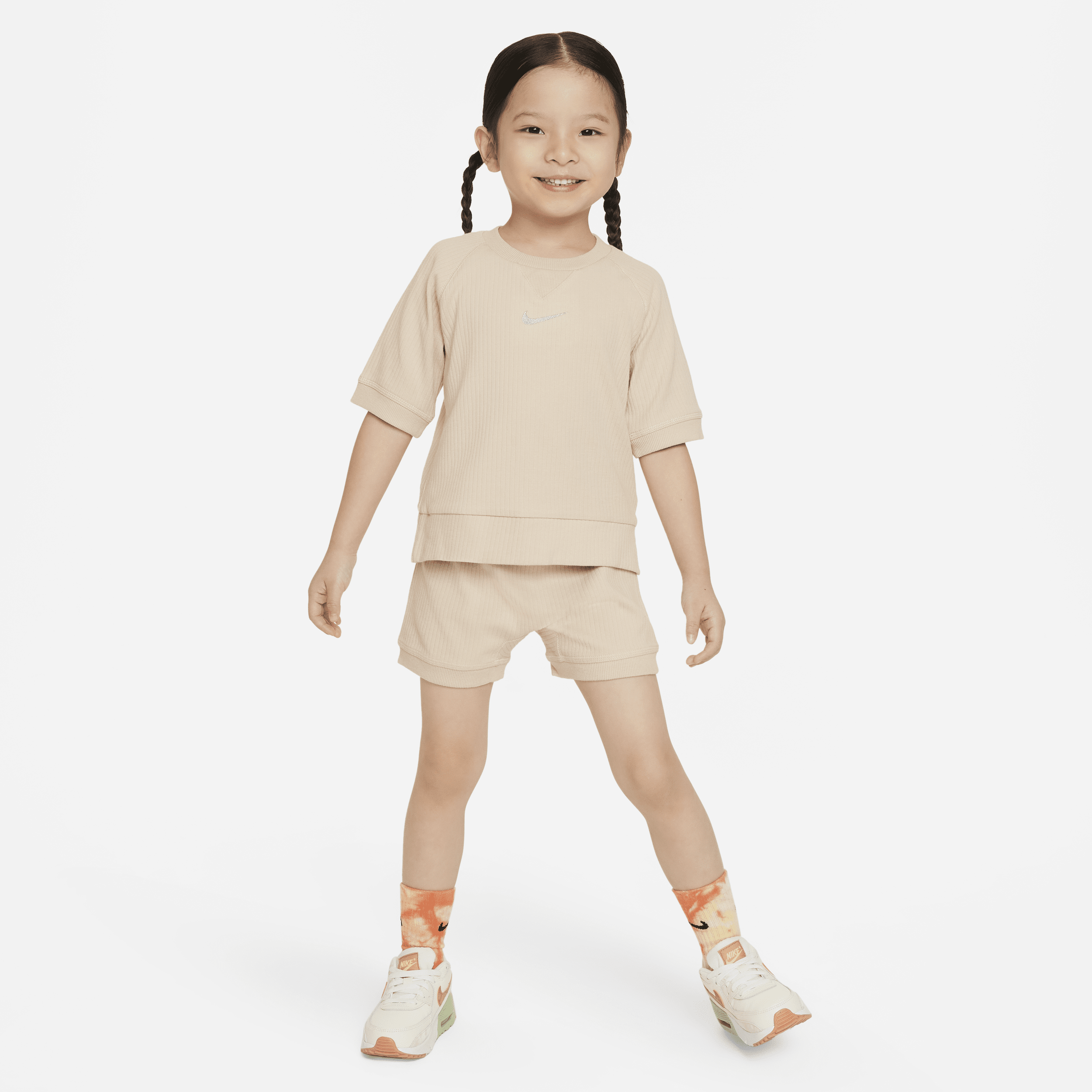 Nike Babies' Readyset Toddler Shorts Set In Brown