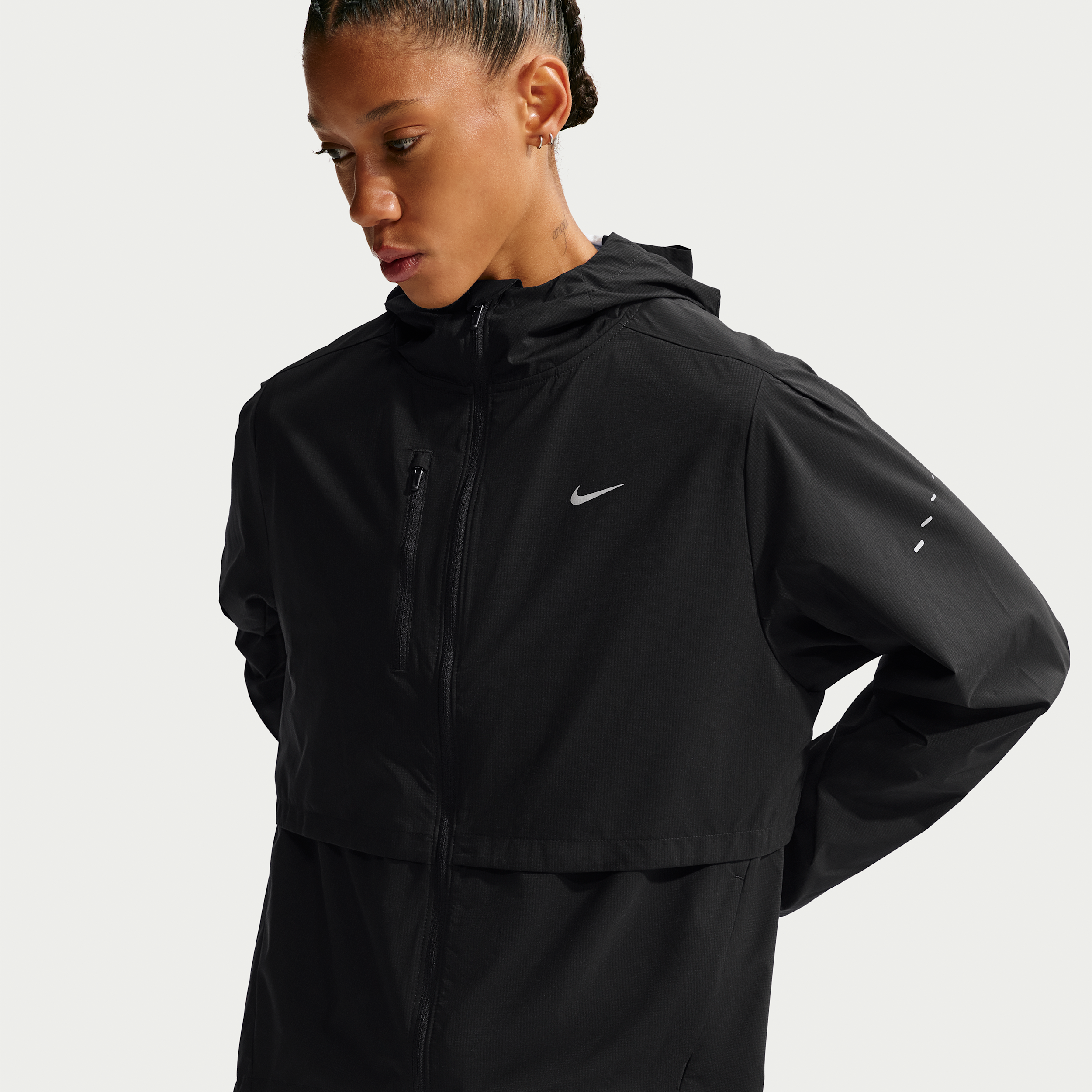 Nike Women's Swift Storm-FIT Running Jacket in Black | IH8141-010