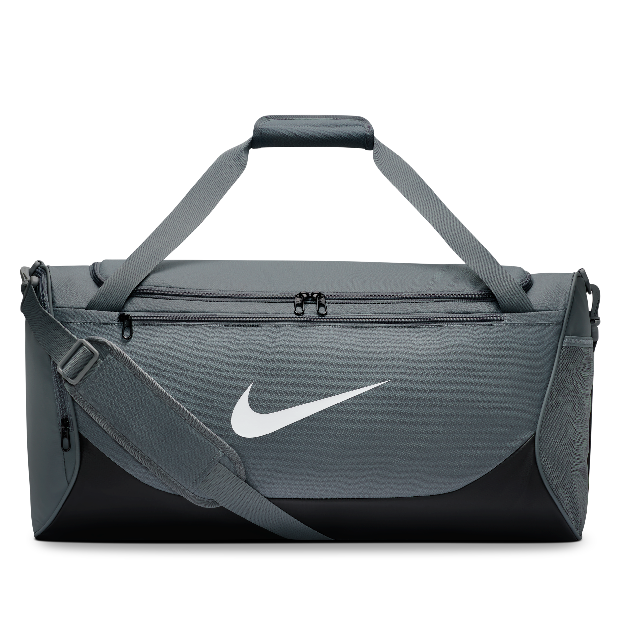 Nike Unisex Brasilia Training Duffel Bag (Medium, 60L) in Grey | IB4392-084