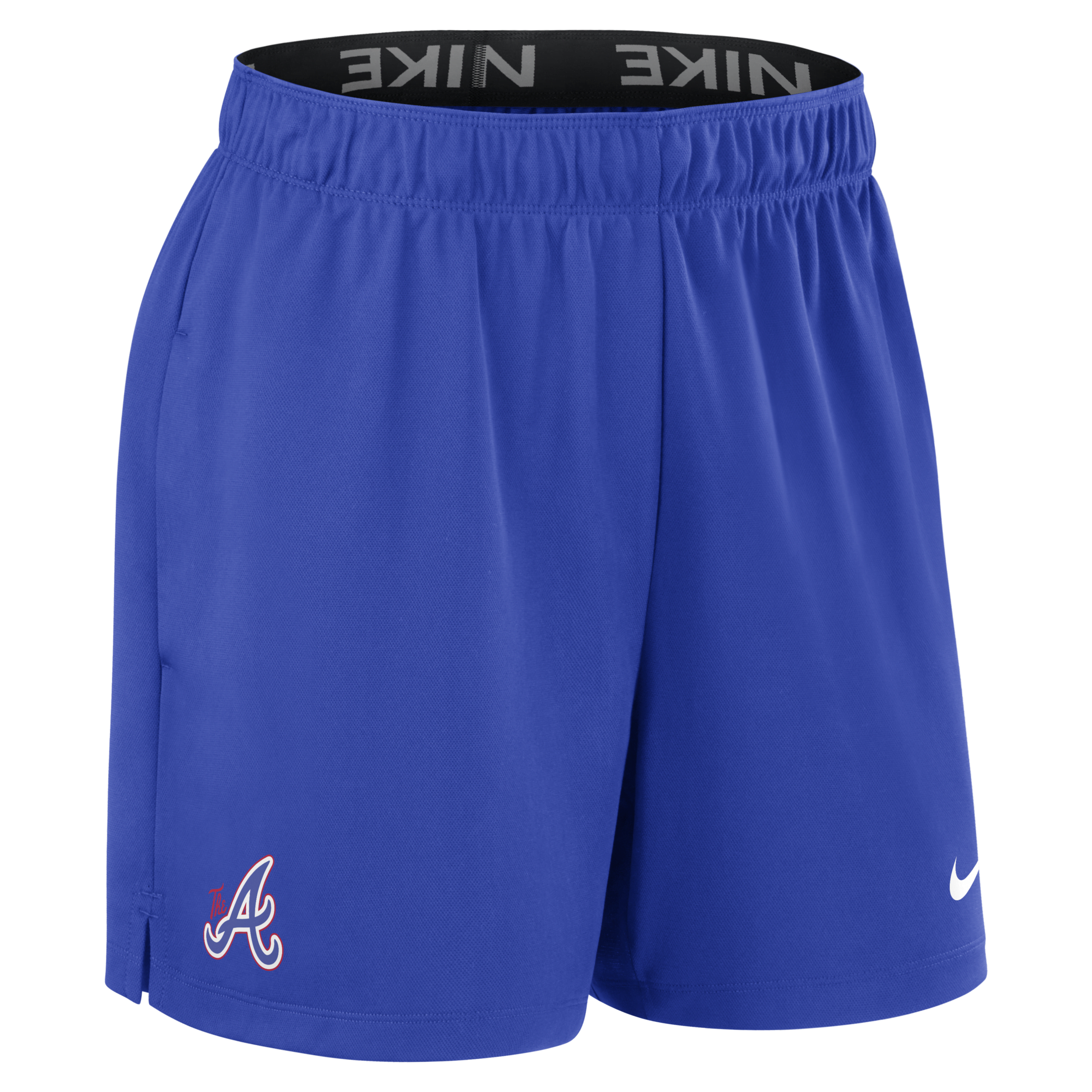 Nike Atlanta Braves Authentic Collection City Connect  Women's Dri-fit Mlb Shorts In Blue