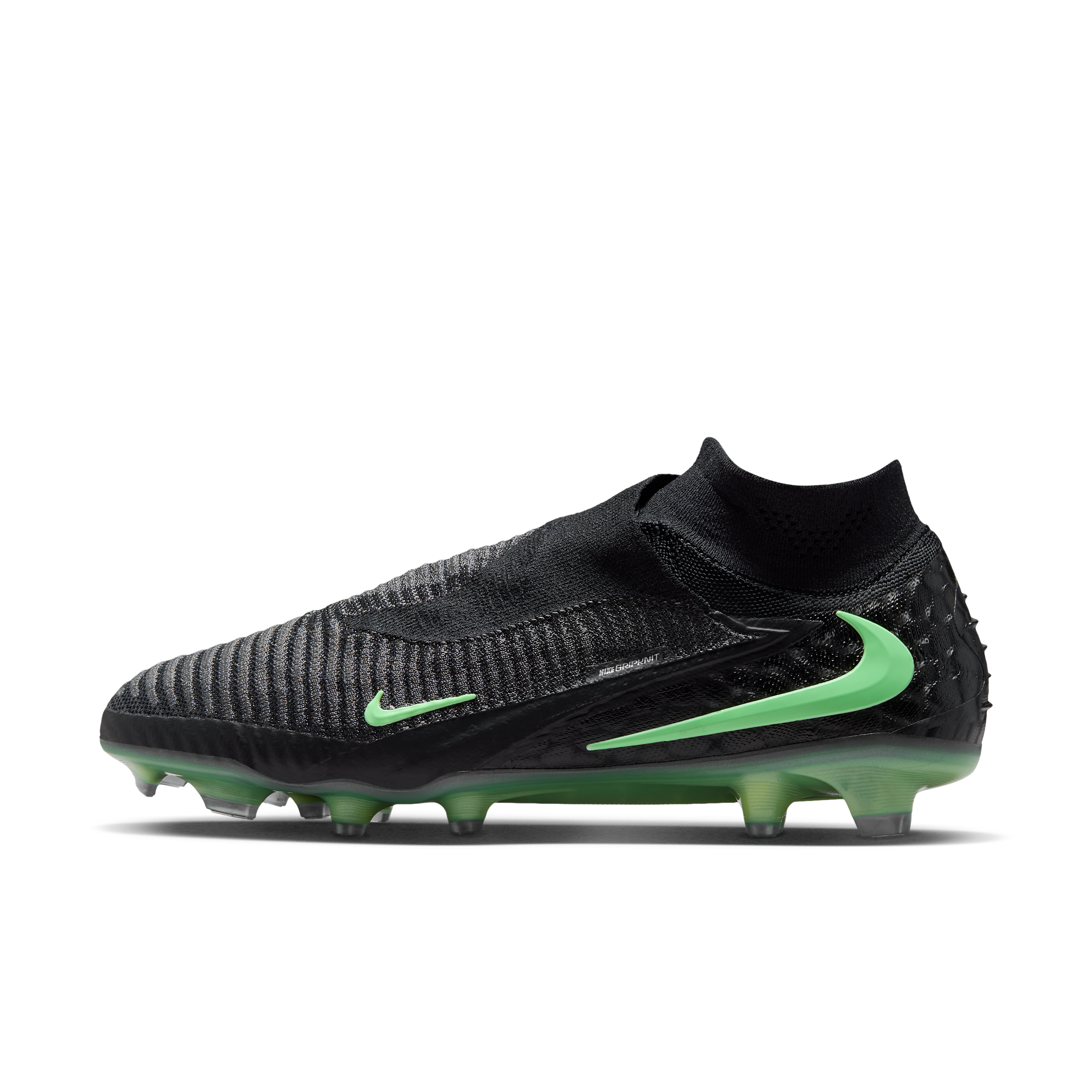 Nike Men's Phantom 6 High Elite Firm-Ground Soccer Cleats in Black | HJ2147-001