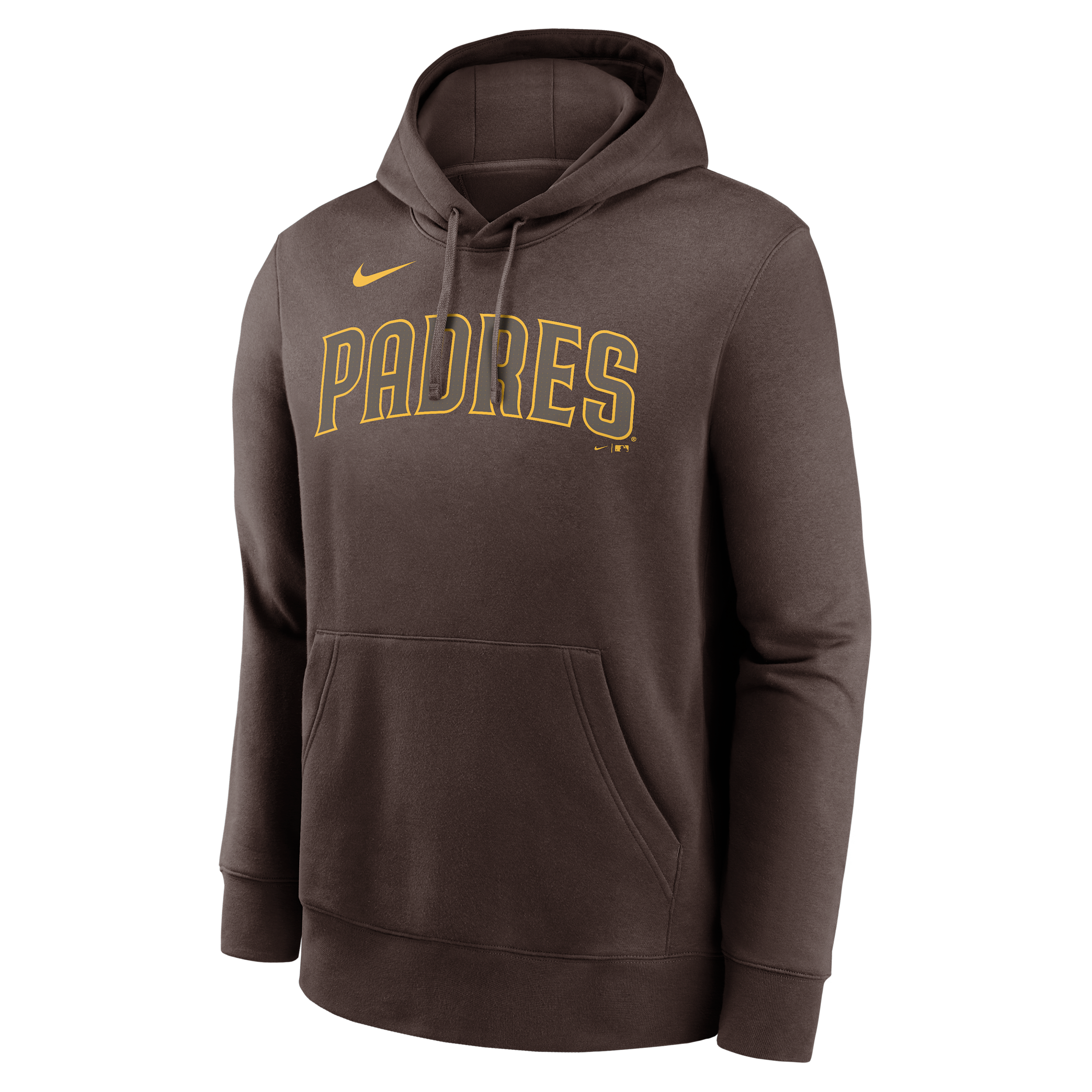 Nike Men's Fernando Tatis Jr. Brown San Diego Padres Player Name Number Club Fleece Pullover Hoodie - Brown