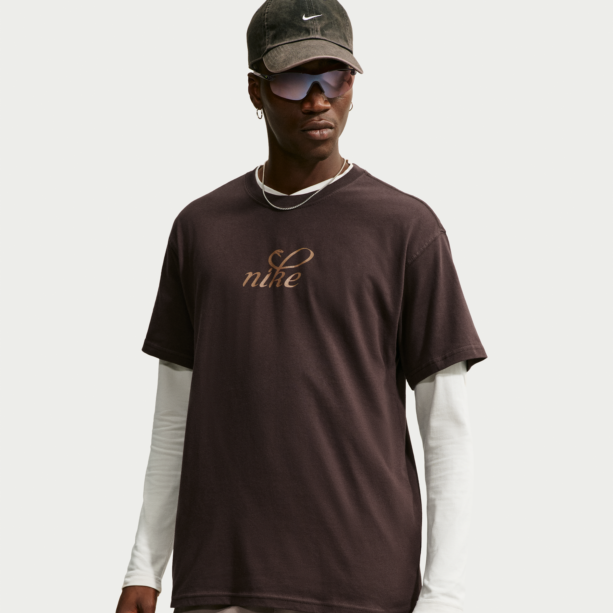 Men's Nike Sportswear T-Shirt in Brown | IR6997-220