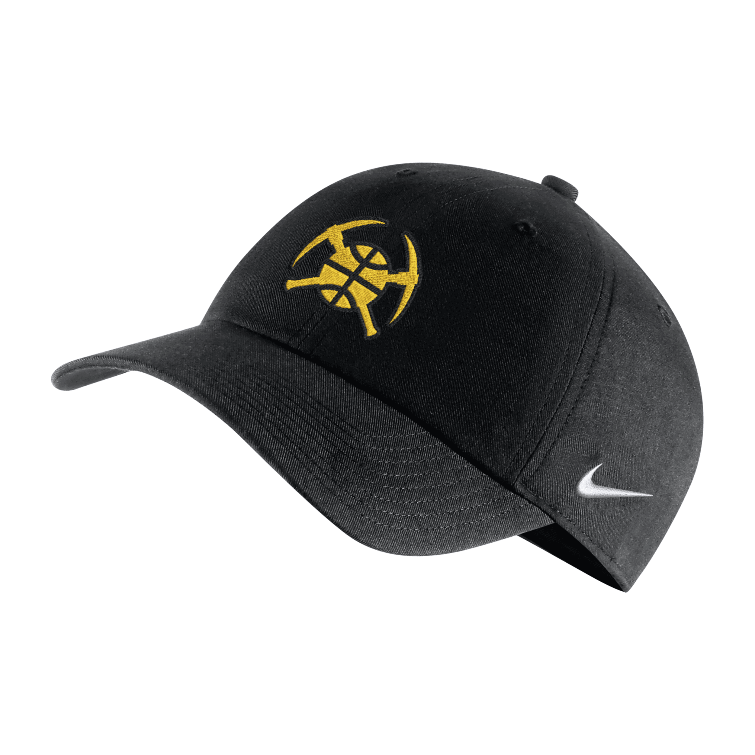 Nike Denver Nuggets City Edition  Unisex Nba Adjustable Cap In Black
