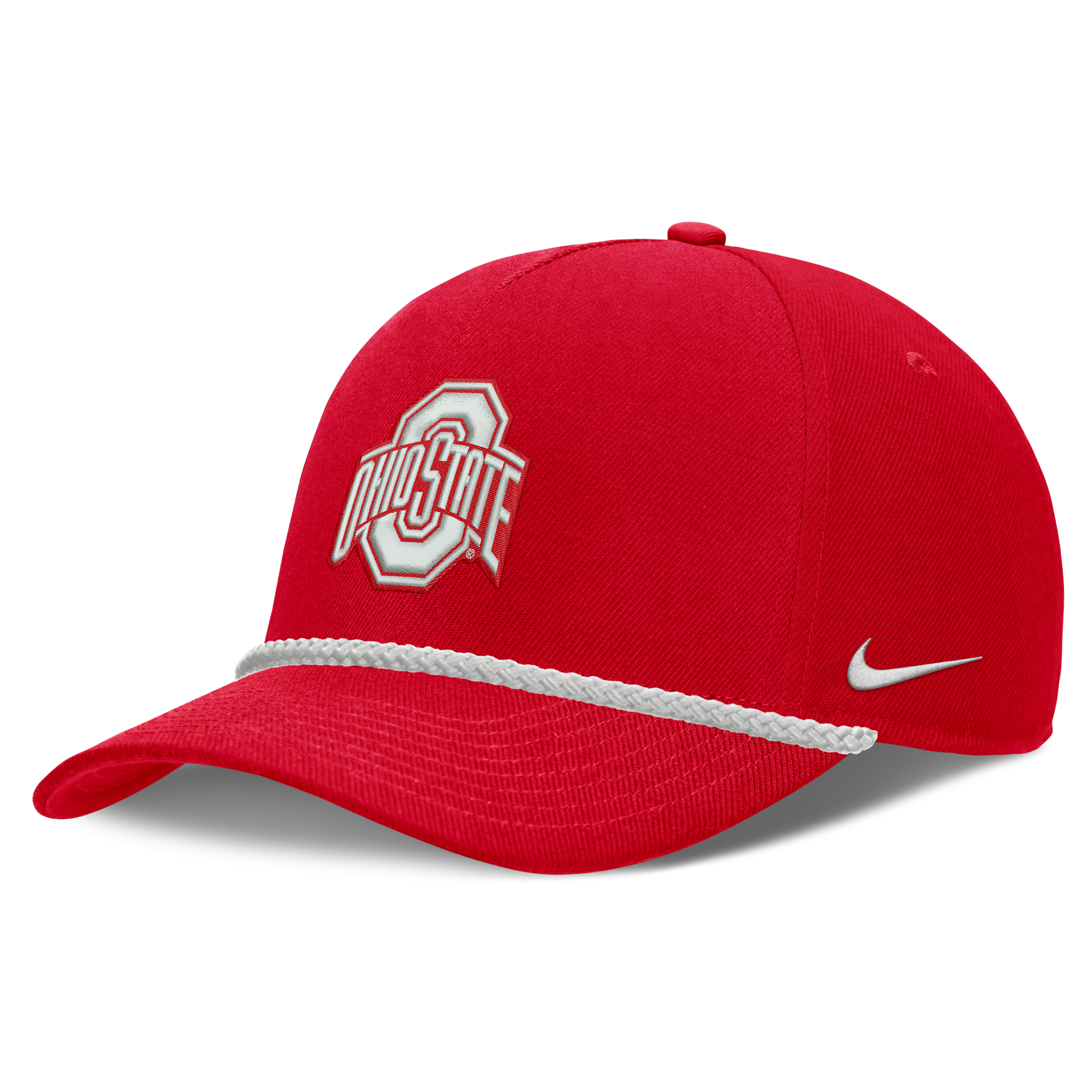 Ohio State Sideline Rope Rise Nike Unisex College Adjustable Hat in Red | NC9665NOH-ZL0