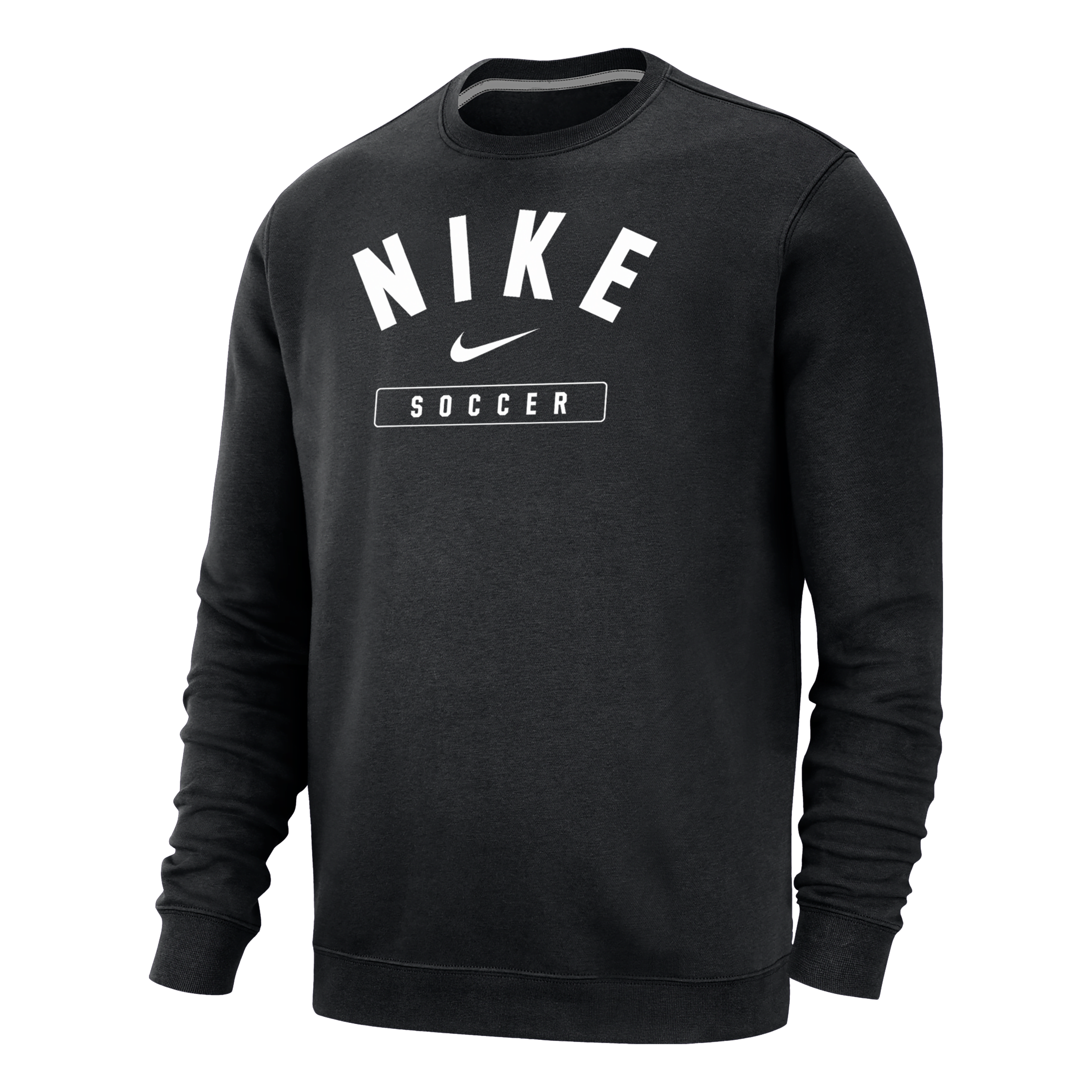 Nike Men's Soccer Crew-neck Sweatshirt In Black