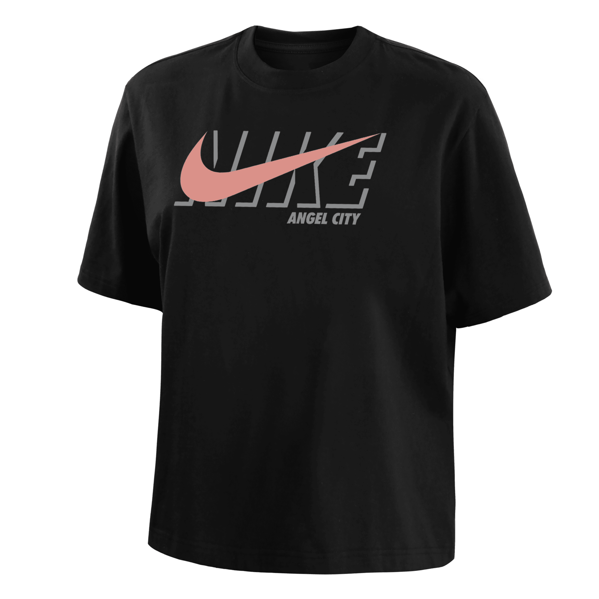 Nike Angel City Fc  Women's Soccer T-shirt In Black