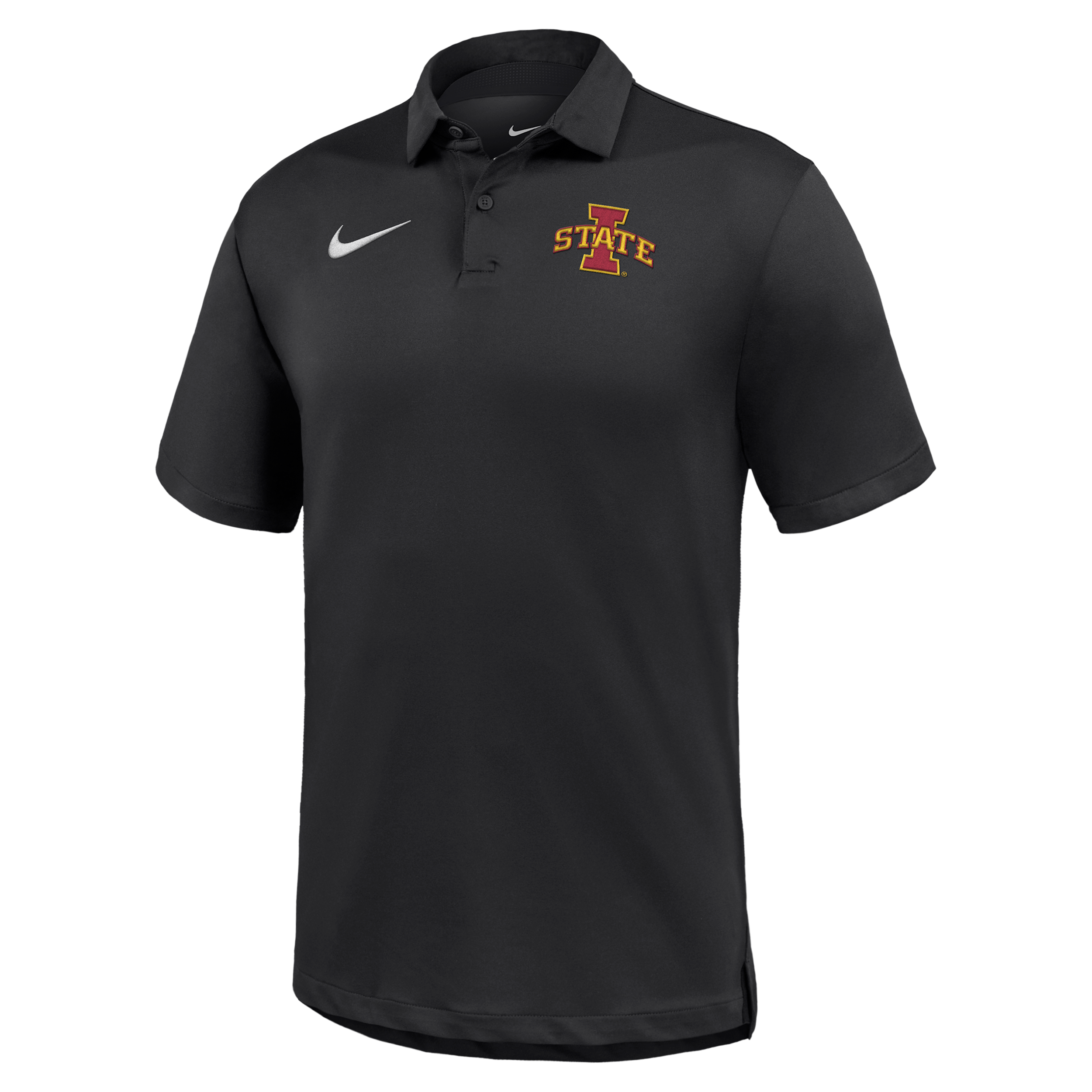 Iowa State Cyclones Tour Nike Men's Dri-FIT College Polo in Black | M51839E169IAST-BLK