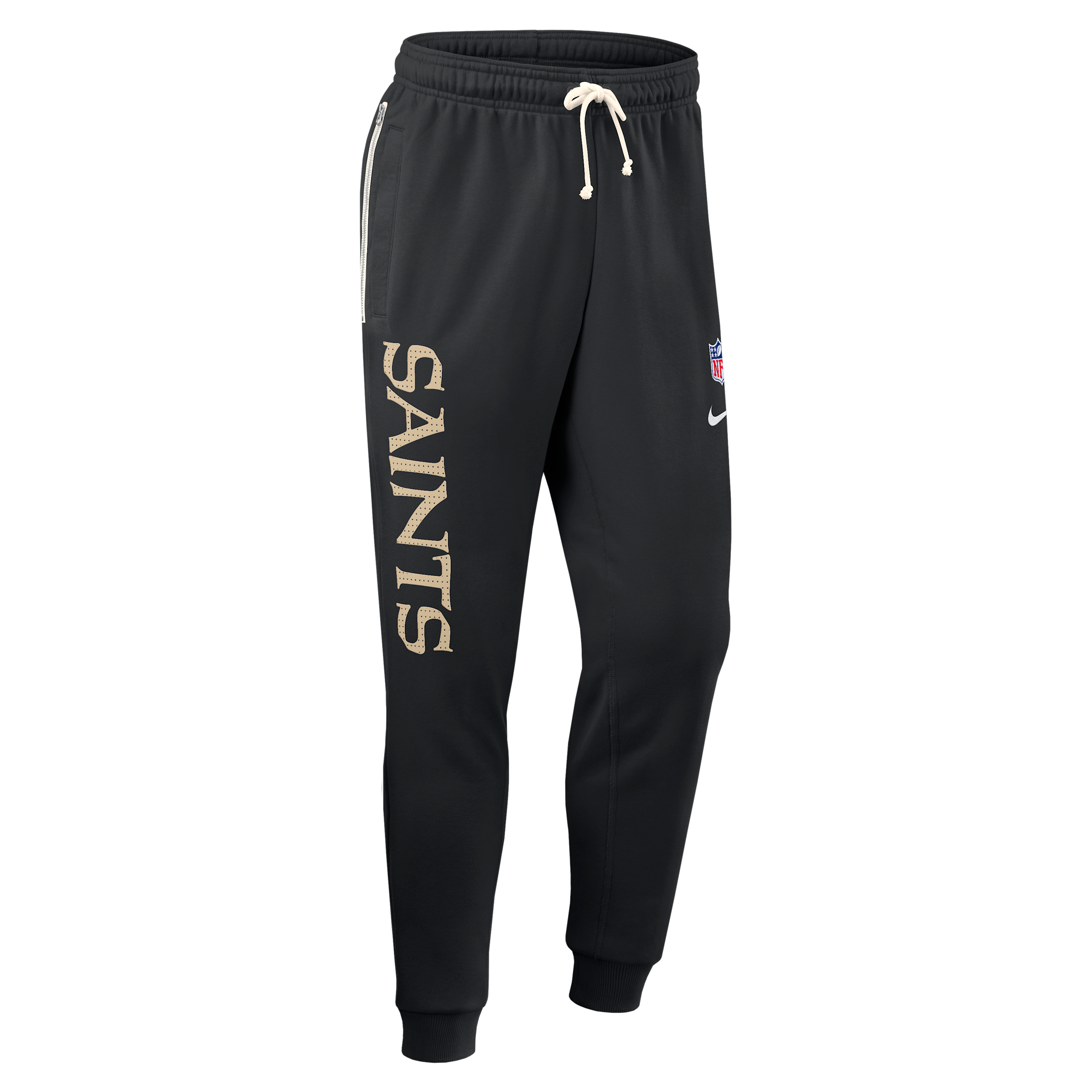 Nike Black New Orleans Saints Sideline Standard Issue Ground Game Dri-fit Taper Pants In Black