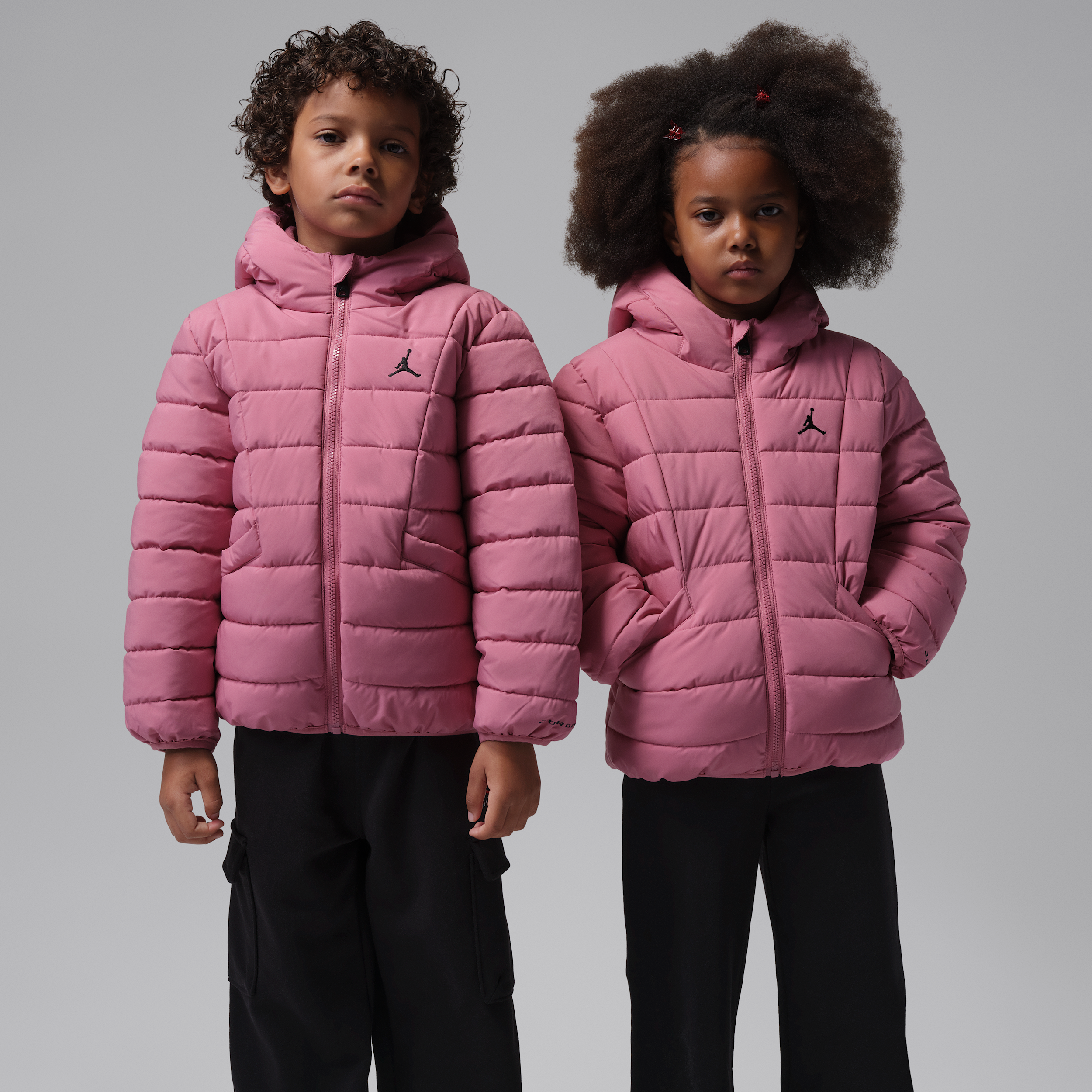 Jordan Little Kids' Midweight Active Puffer Jacket in Pink | 35F930-P9I