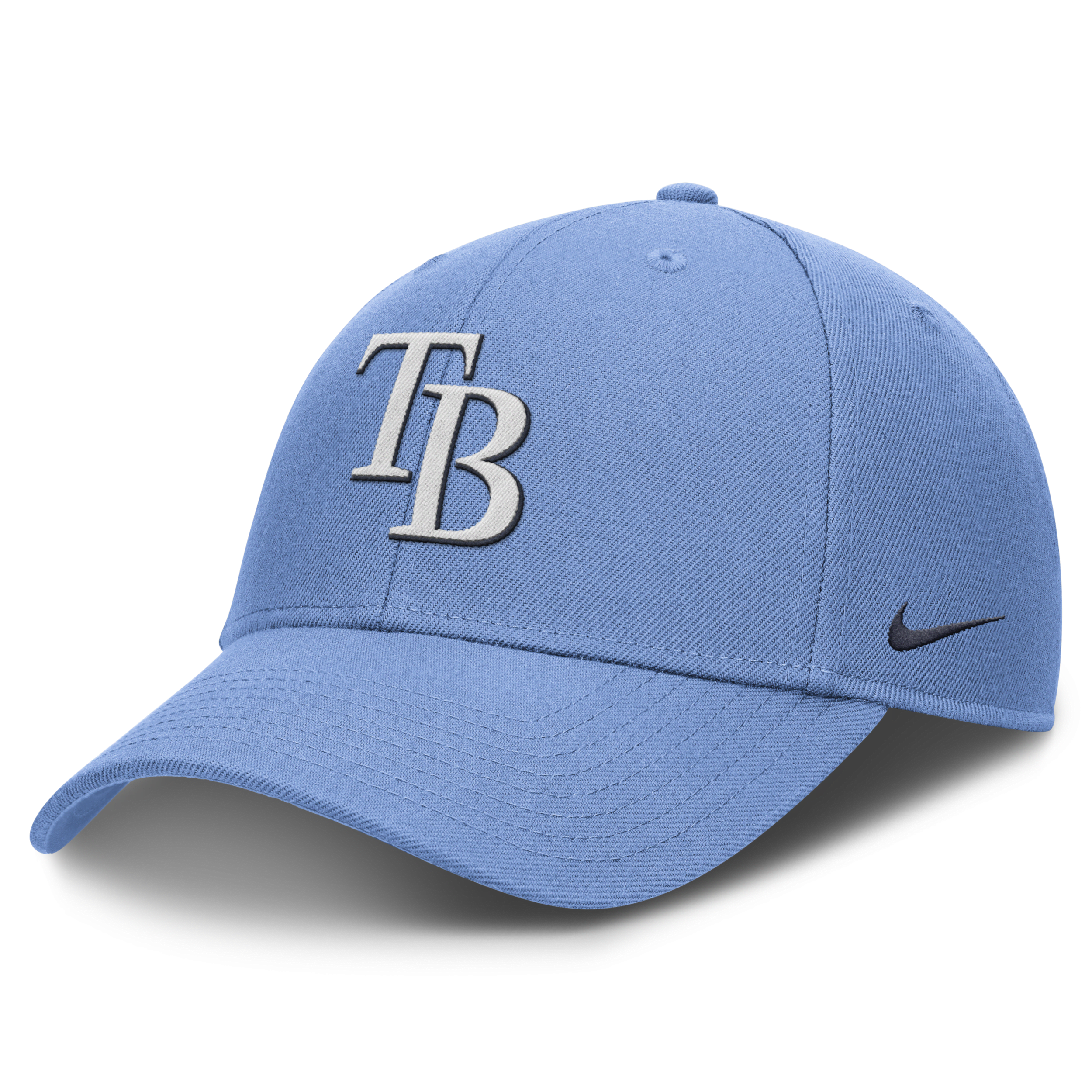 Nike Tampa Bay Rays Evergreen Club  Men's Dri-fit Mlb Adjustable Hat In Blue