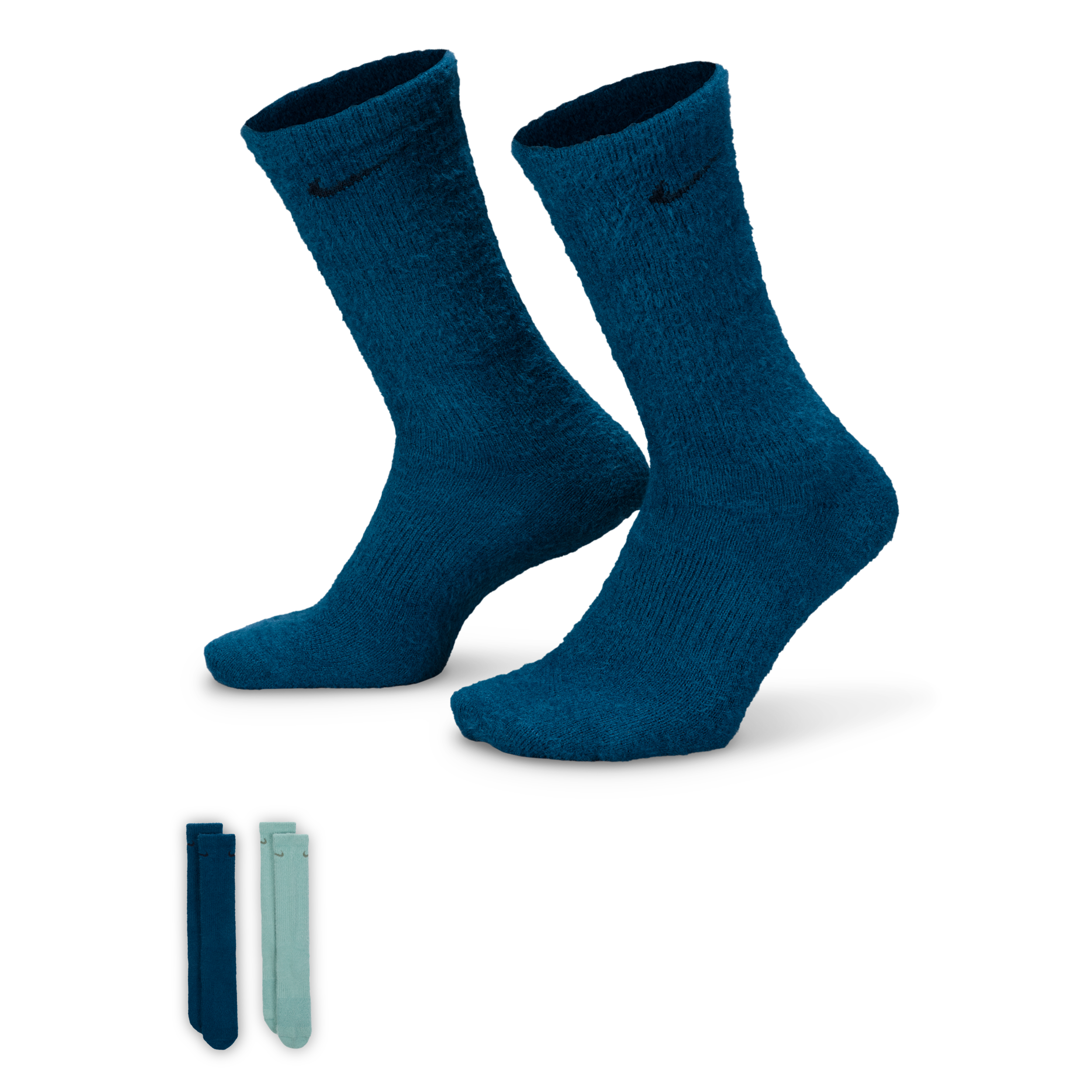 Nike Unisex Everyday Cushioned Crew Socks (2 Pairs) In Multi