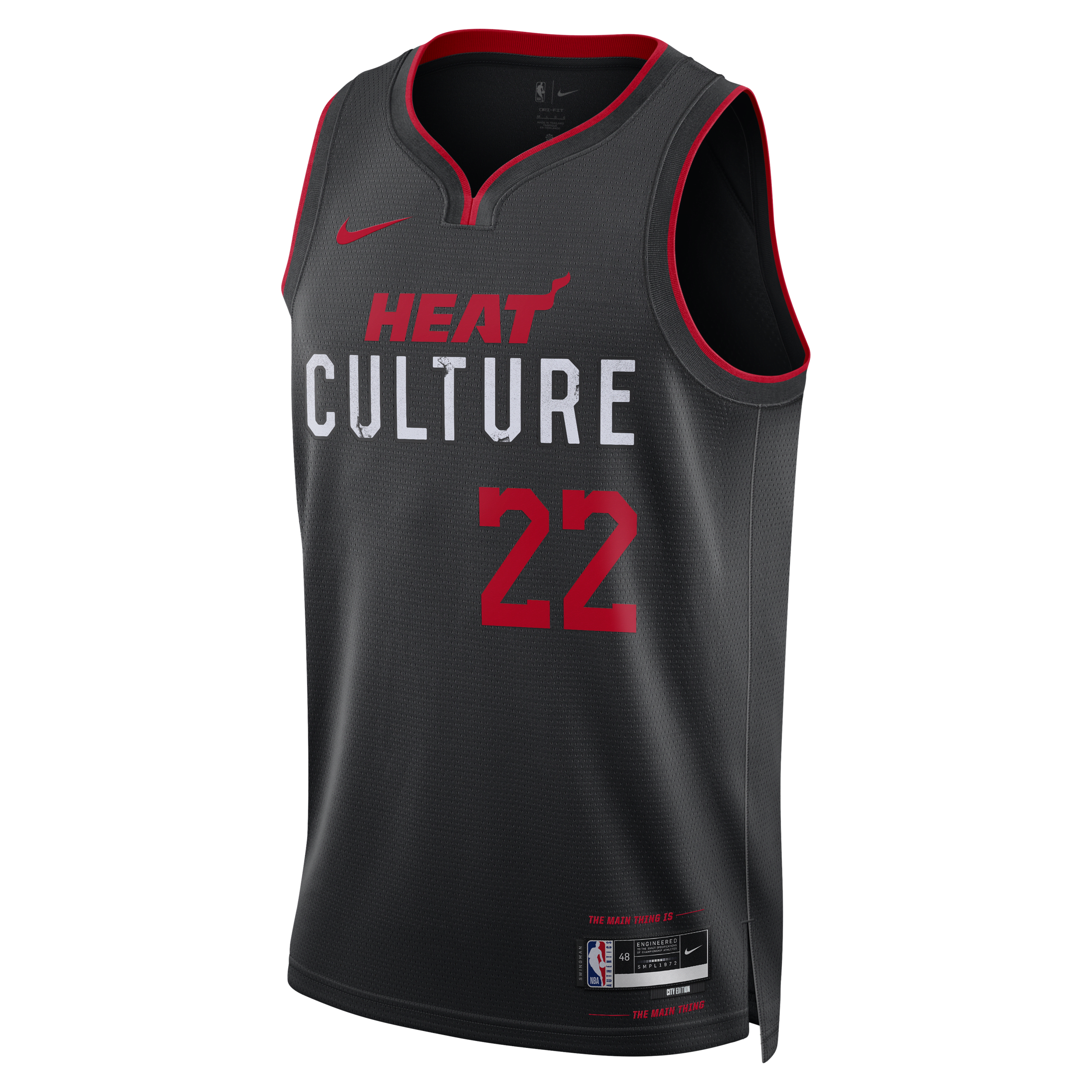 Shop Nike Jimmy Butler Miami Heat City Edition 2023/24  Men's Dri-fit Nba Swingman Jersey In Black
