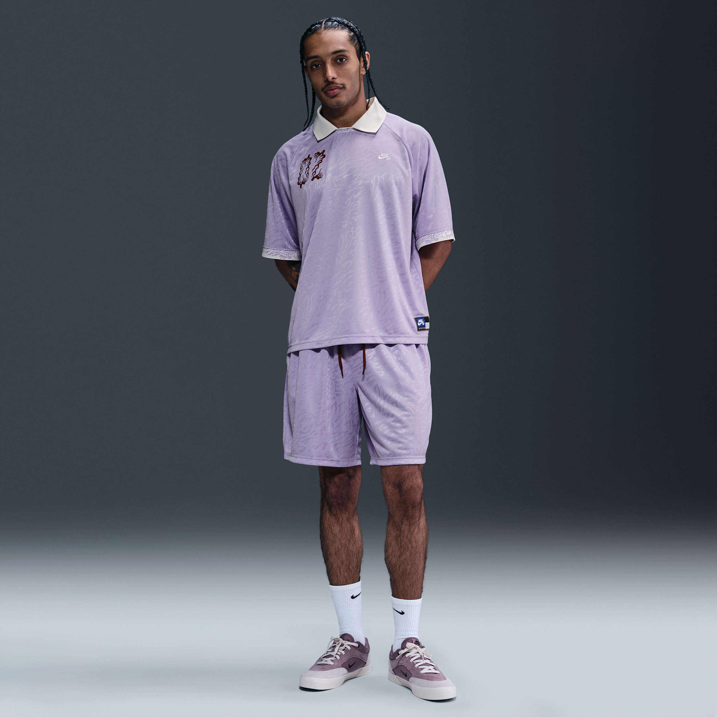 Nike Men's  Sb Dri-fit Skate Shorts In Purple