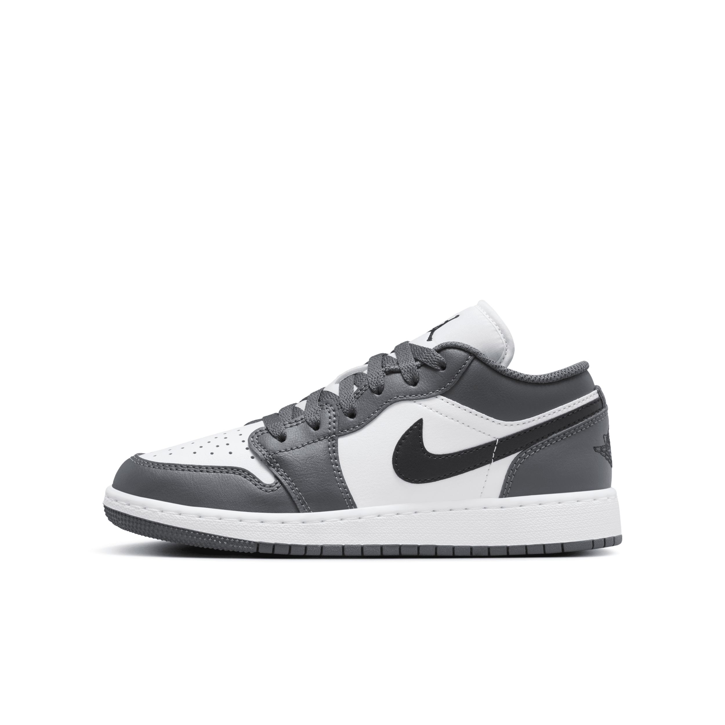 Air Jordan 1 Low Big Kids' Shoes in White | 553560-152