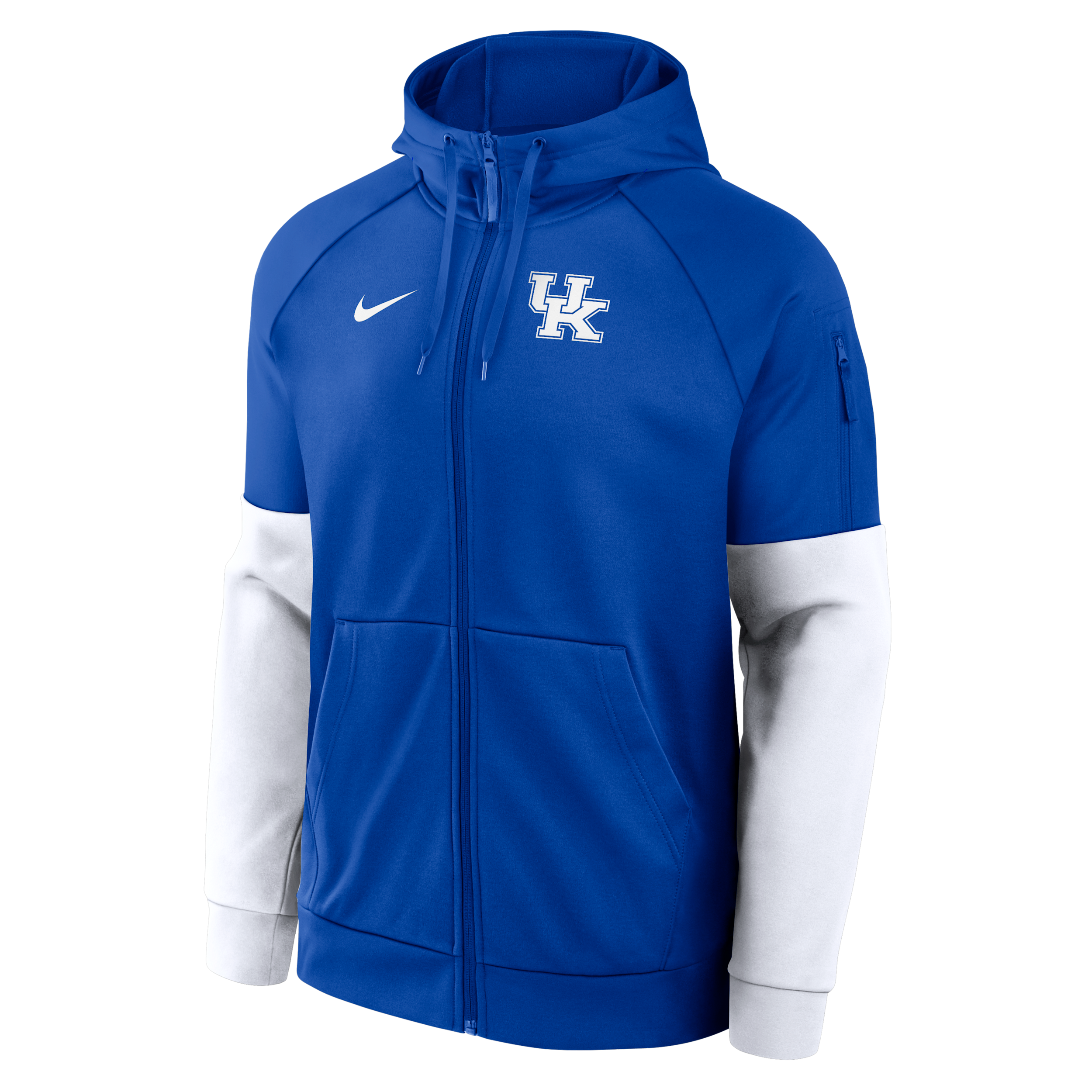 Kentucky Primetime Nike Men's Therma-FIT College Full-Zip Hoodie in Blue | 02V5054NNKY-768