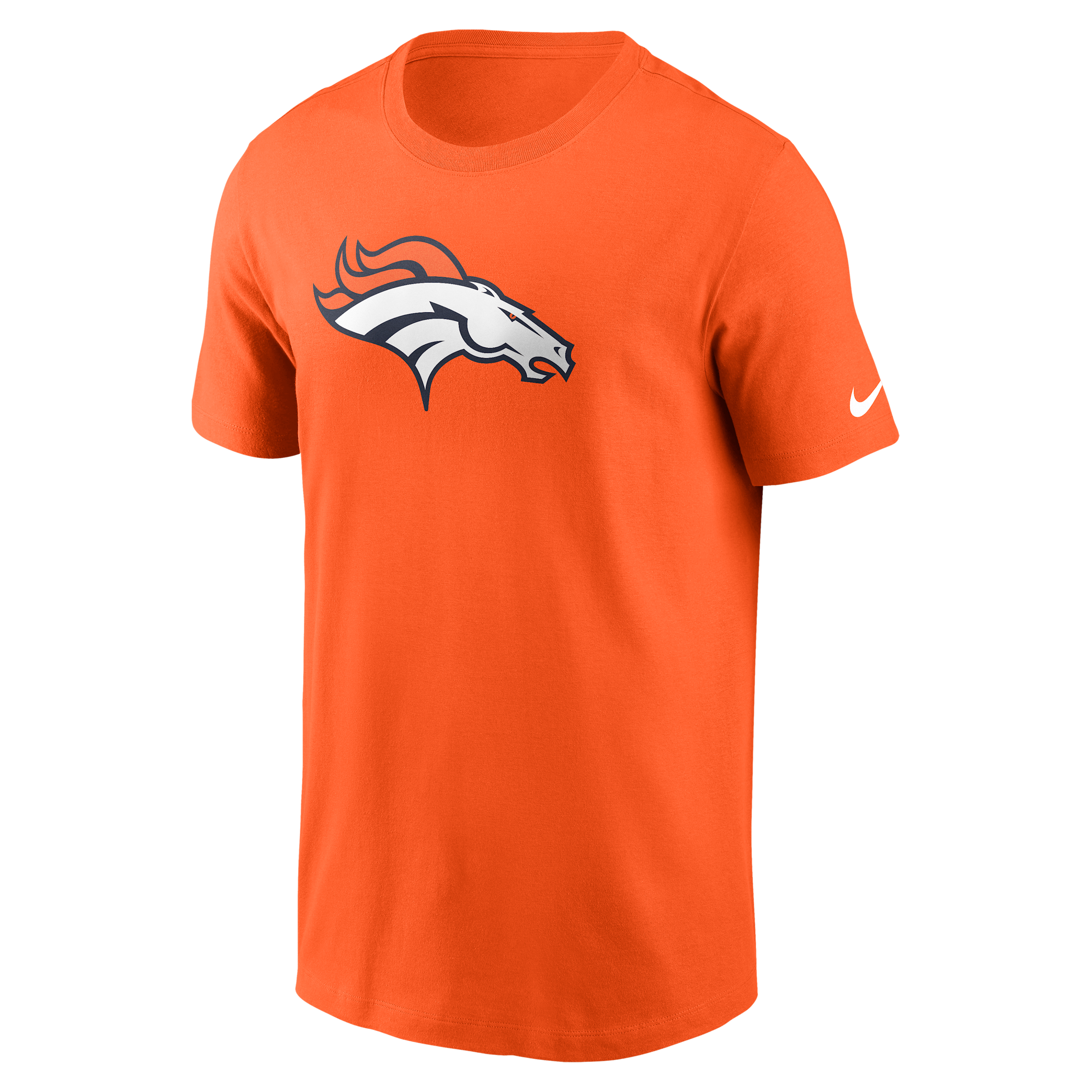 Nike Men's Denver Broncos Essential Logo Short-Sleeve Crewneck T-Shirt - Orange