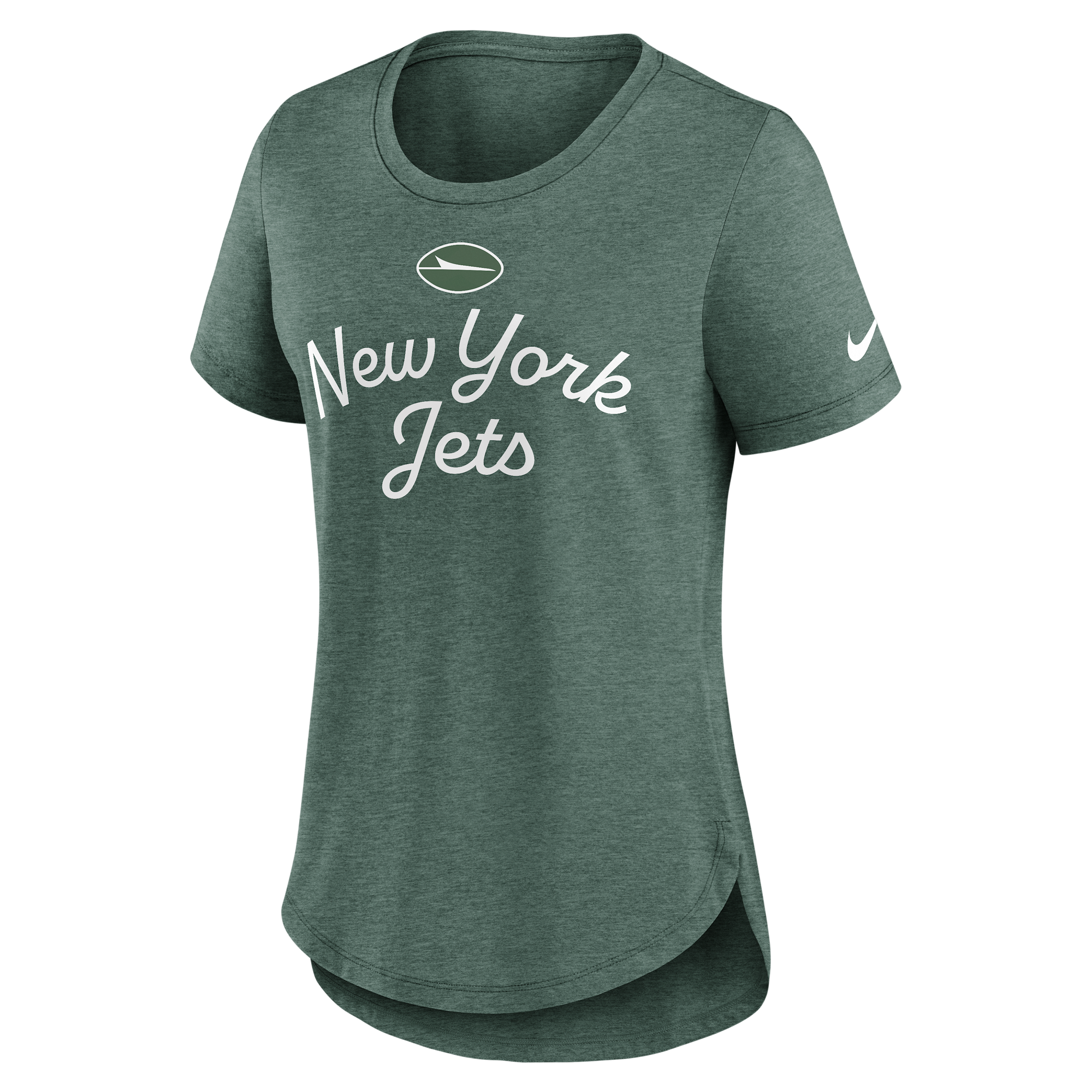 Nike New York Jets Script  Women's Nfl T-shirt In Green