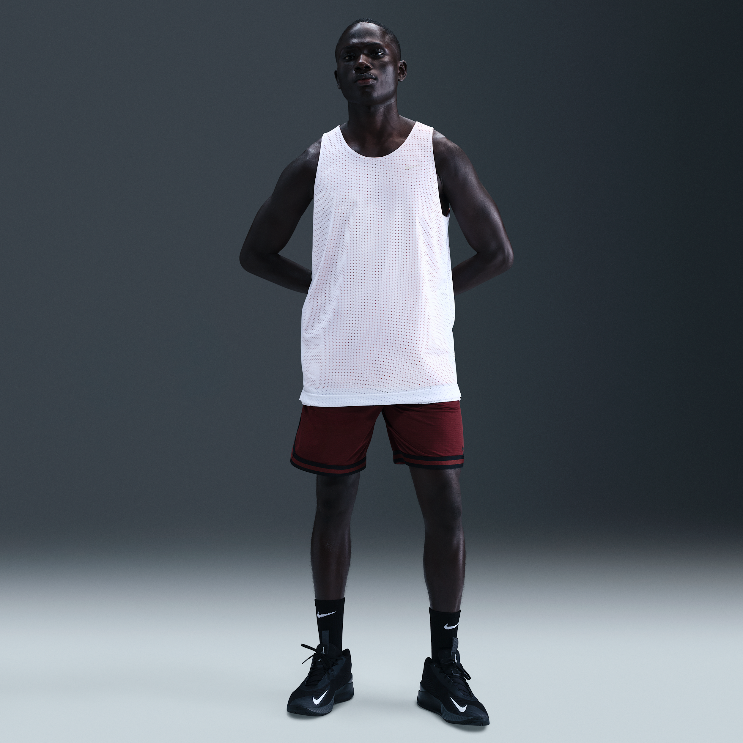Nike Men's Dna Dri-fit 8" Basketball Shorts In Red