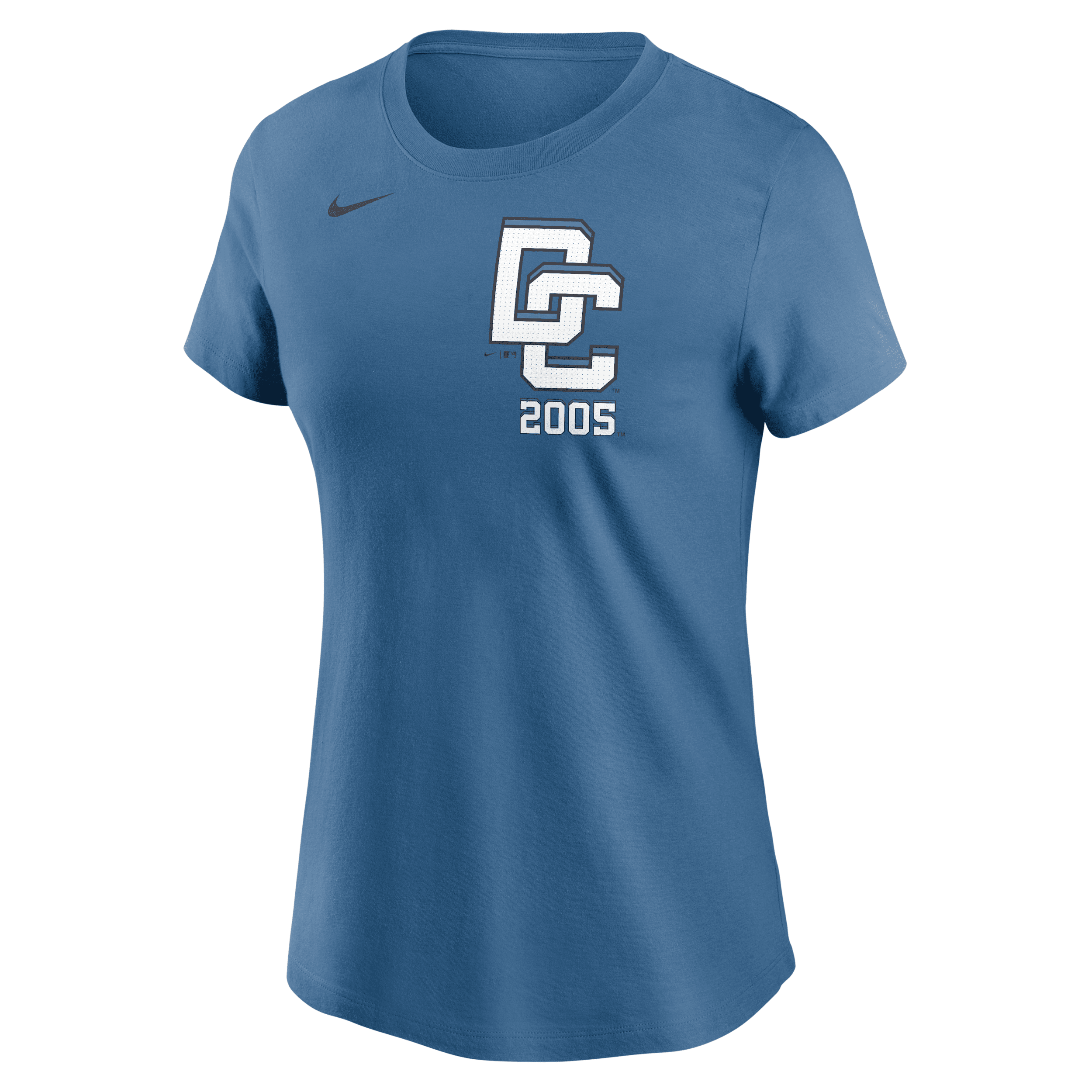 Nike Washington Nationals City Connect Wordmark Women's Mlb T-shirt In Blue