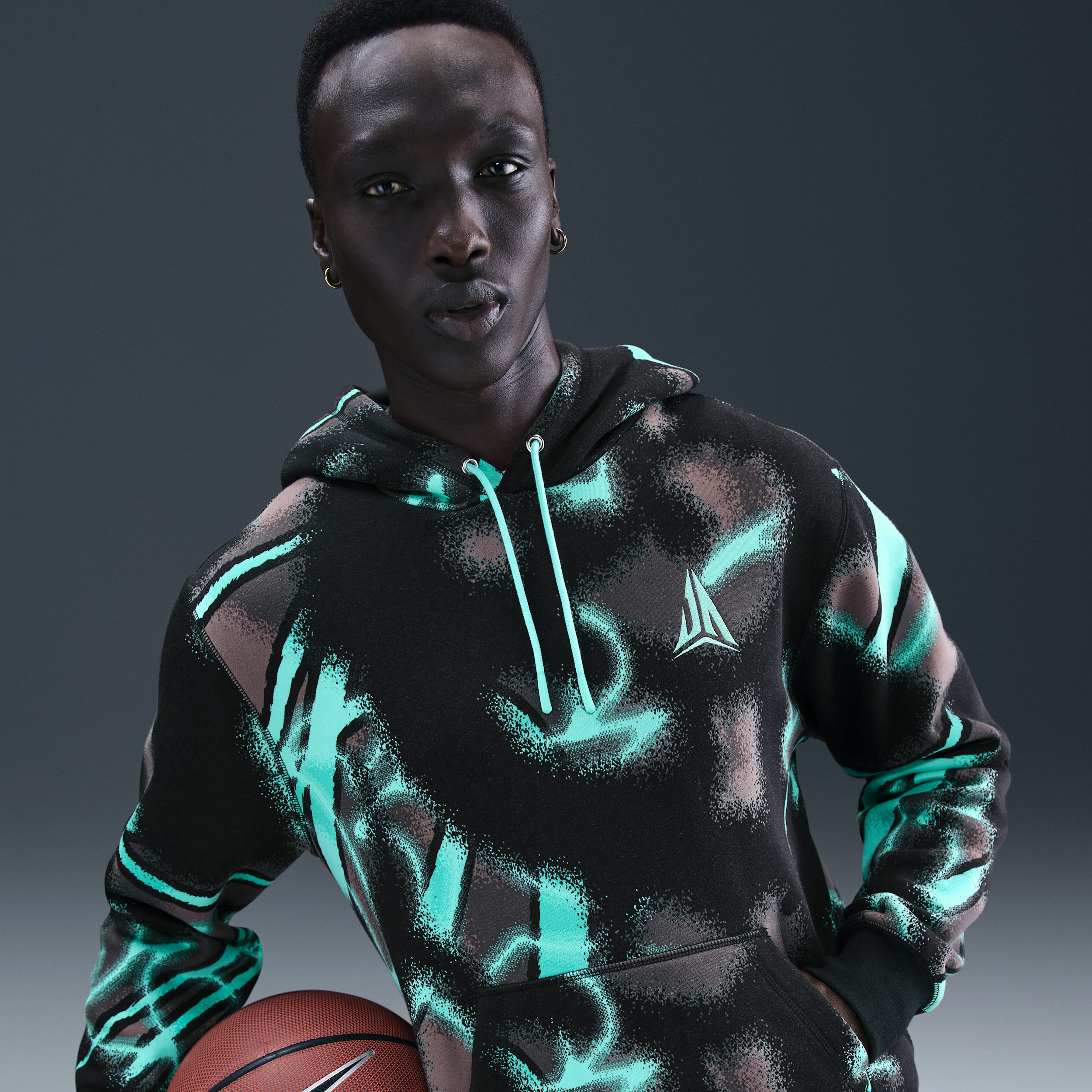 Nike Men's Ja Club Fleece Pullover Hoodie In Green