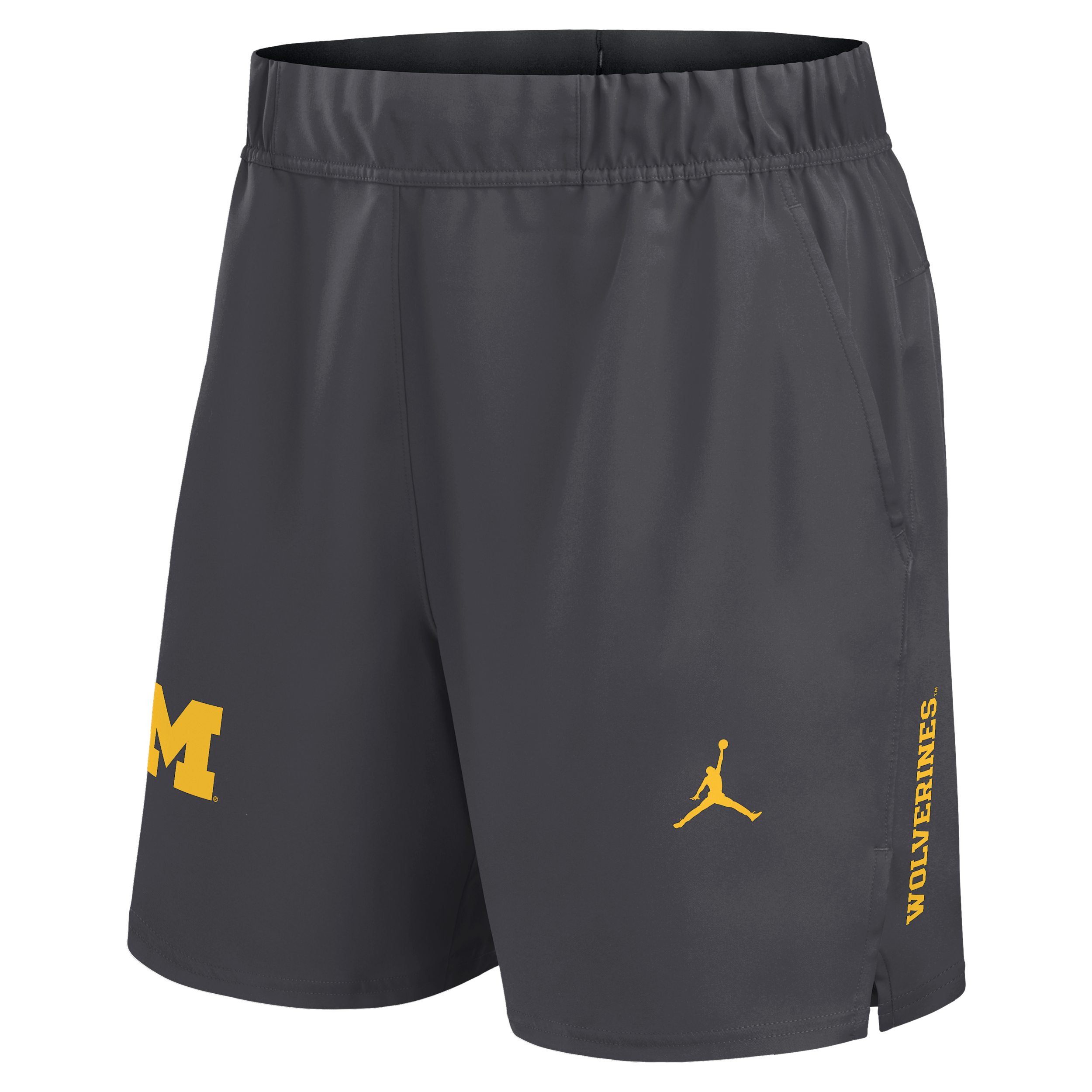 Nike Men's Michigan Primetime Victory Primary Logo Menâs Jordan Brand Dri-fit College Shorts In Gray
