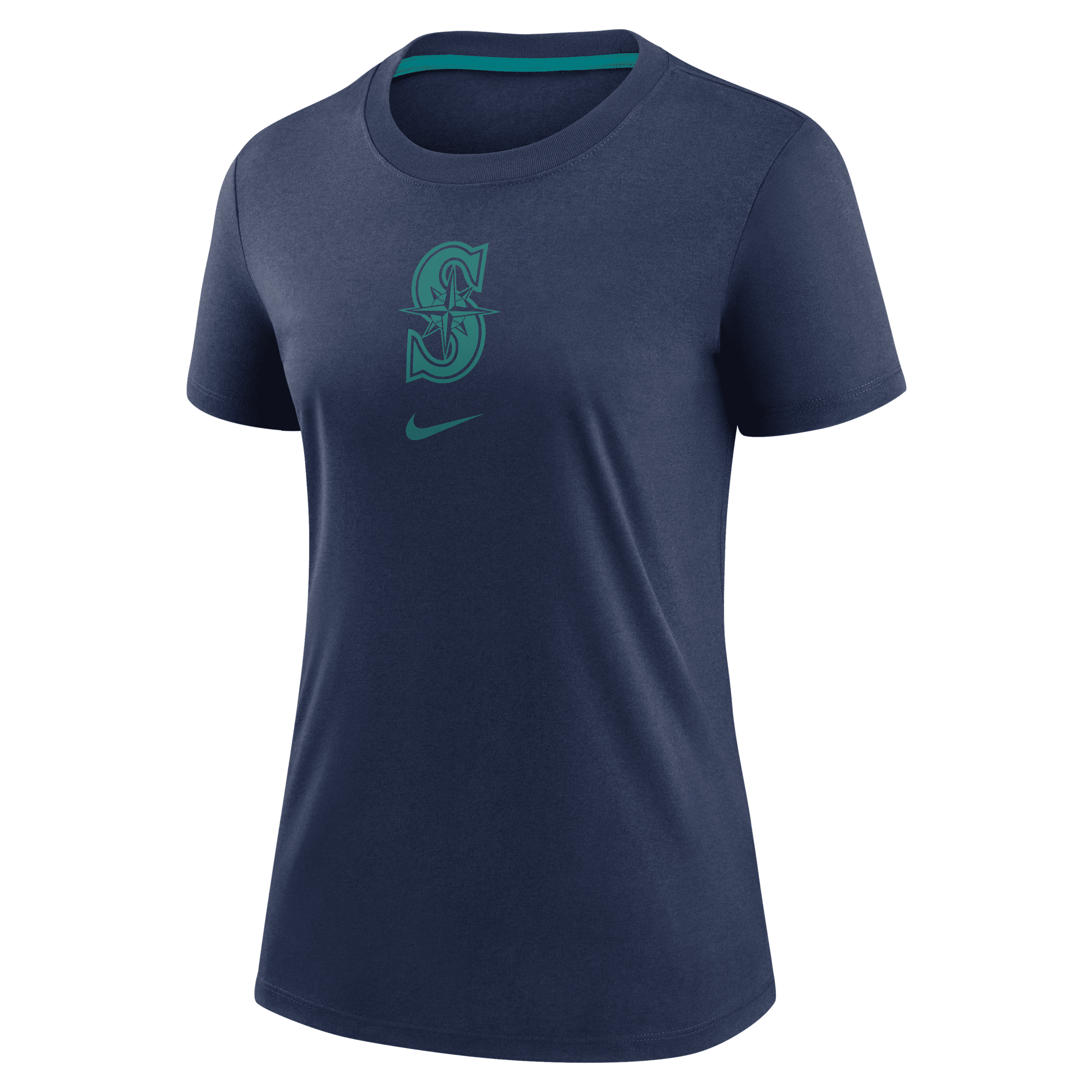 Nike Seattle Mariners Authentic Collection Early Work Women's Mlb T-shirt In Blue