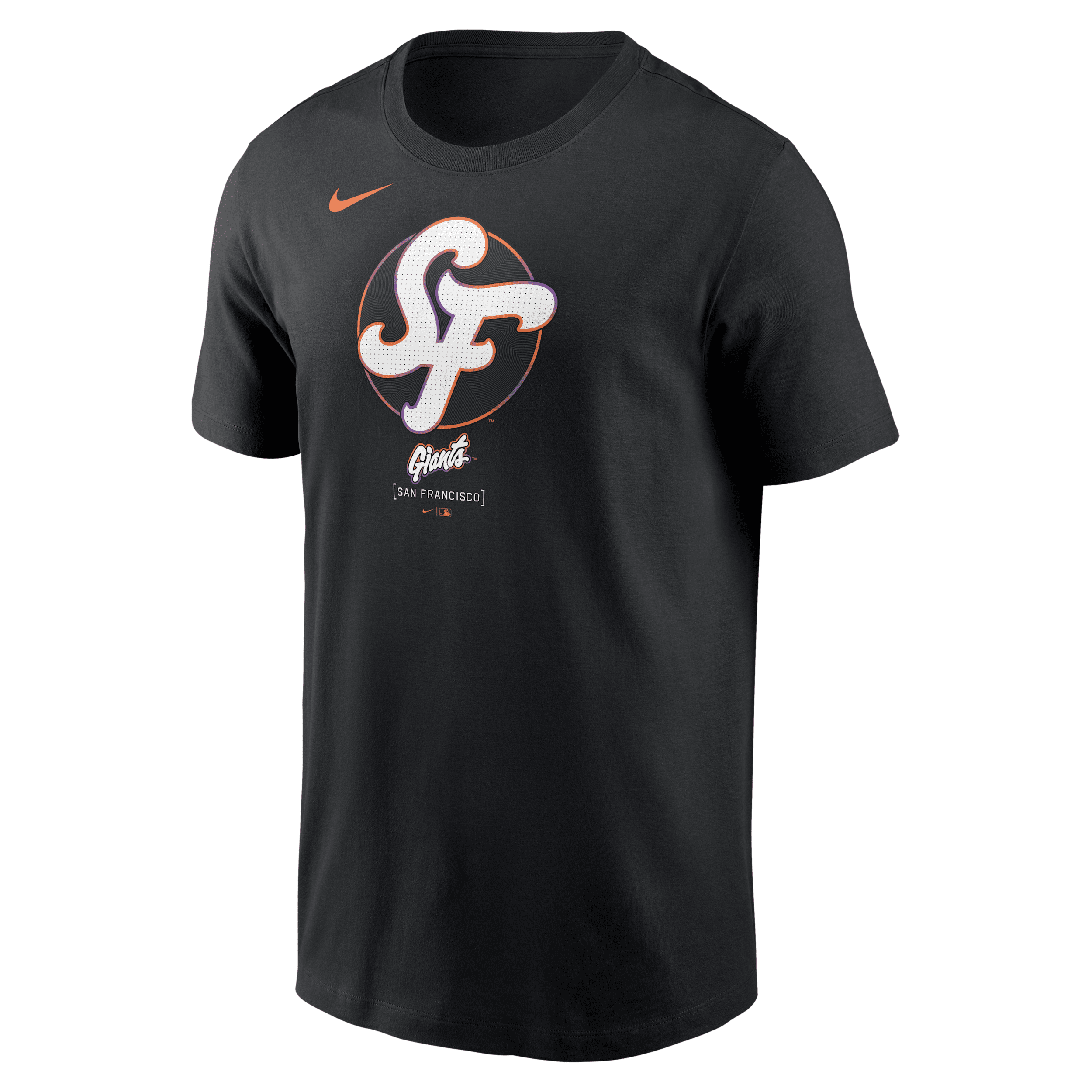 Nike Black San Francisco Giants 2025 City Connect Large Logo T-shirt In Black