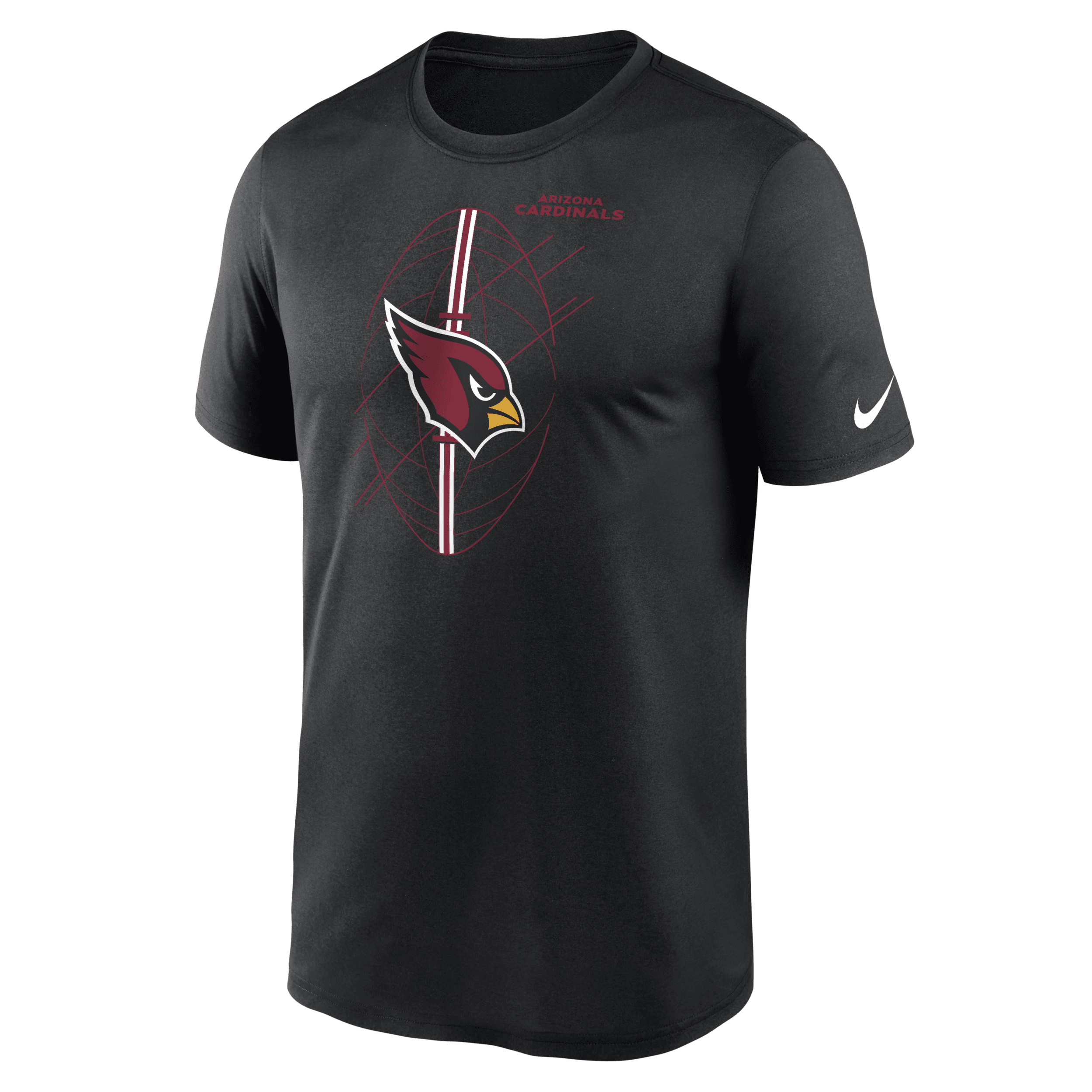 Shop Nike Men's Dri-fit Icon Legend (nfl Arizona Cardinals) T-shirt In Black