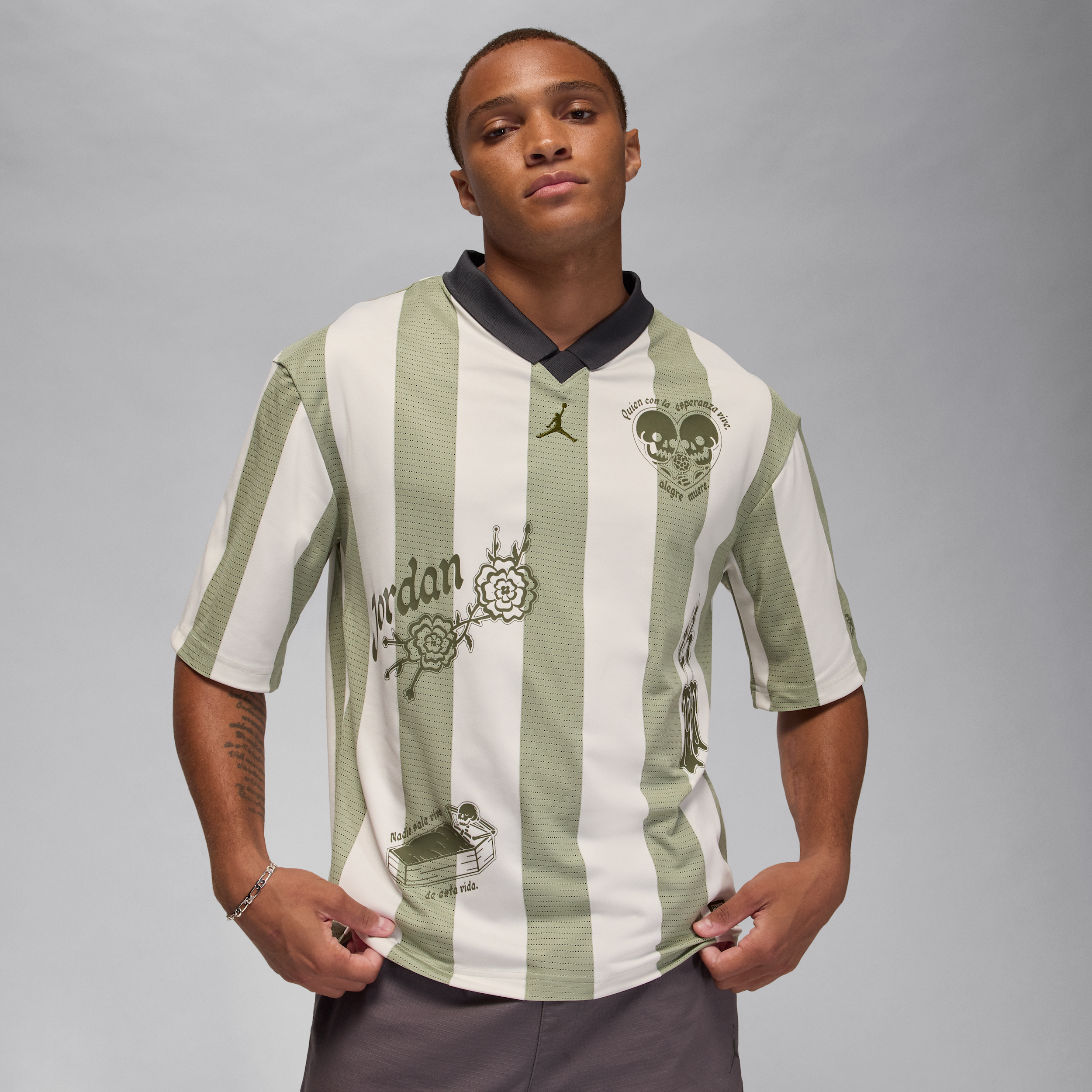 Jordan Men's  Brooklyn Goalie Top In Green