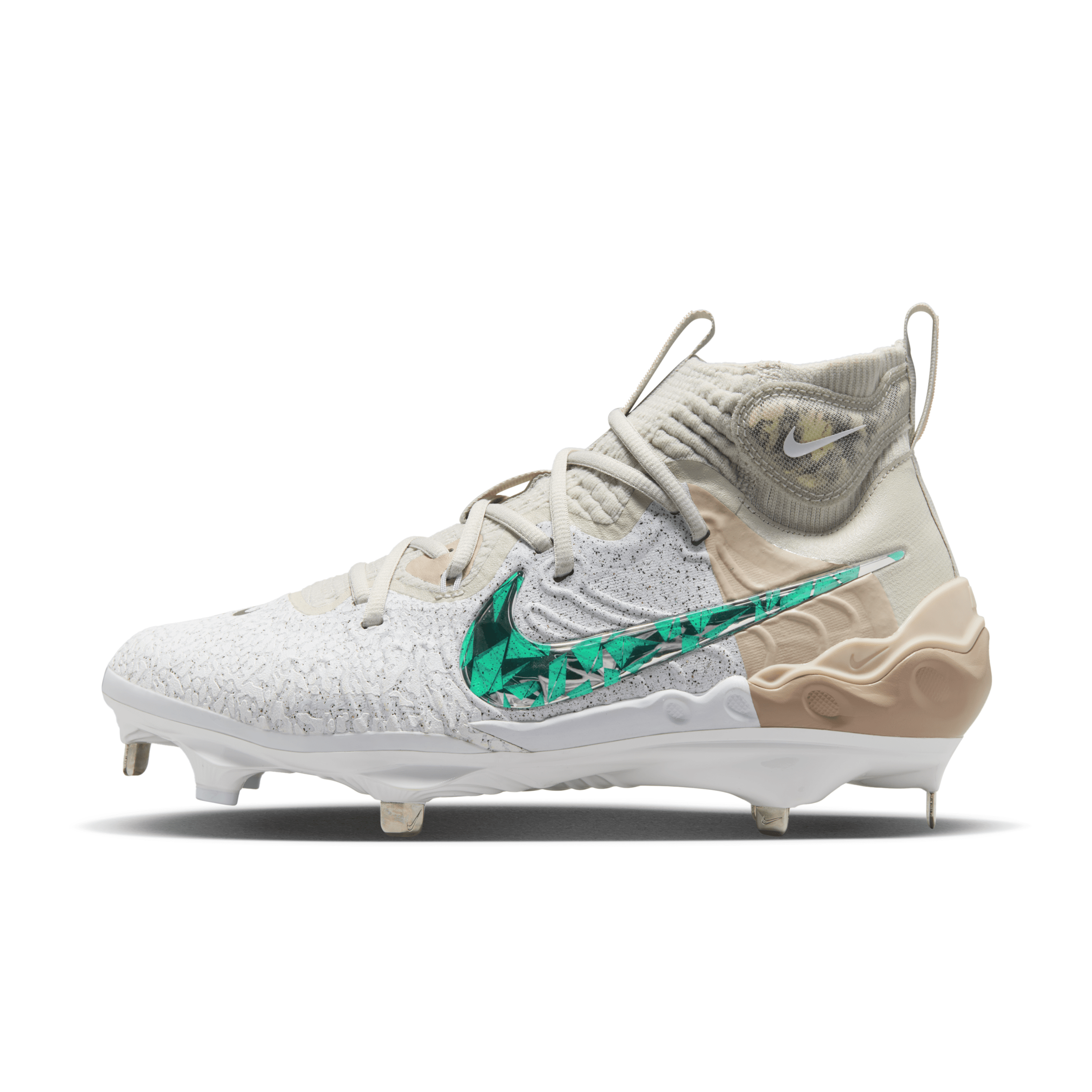 Nike Men's Alpha Huarache Nxt Baseball Cleats In White