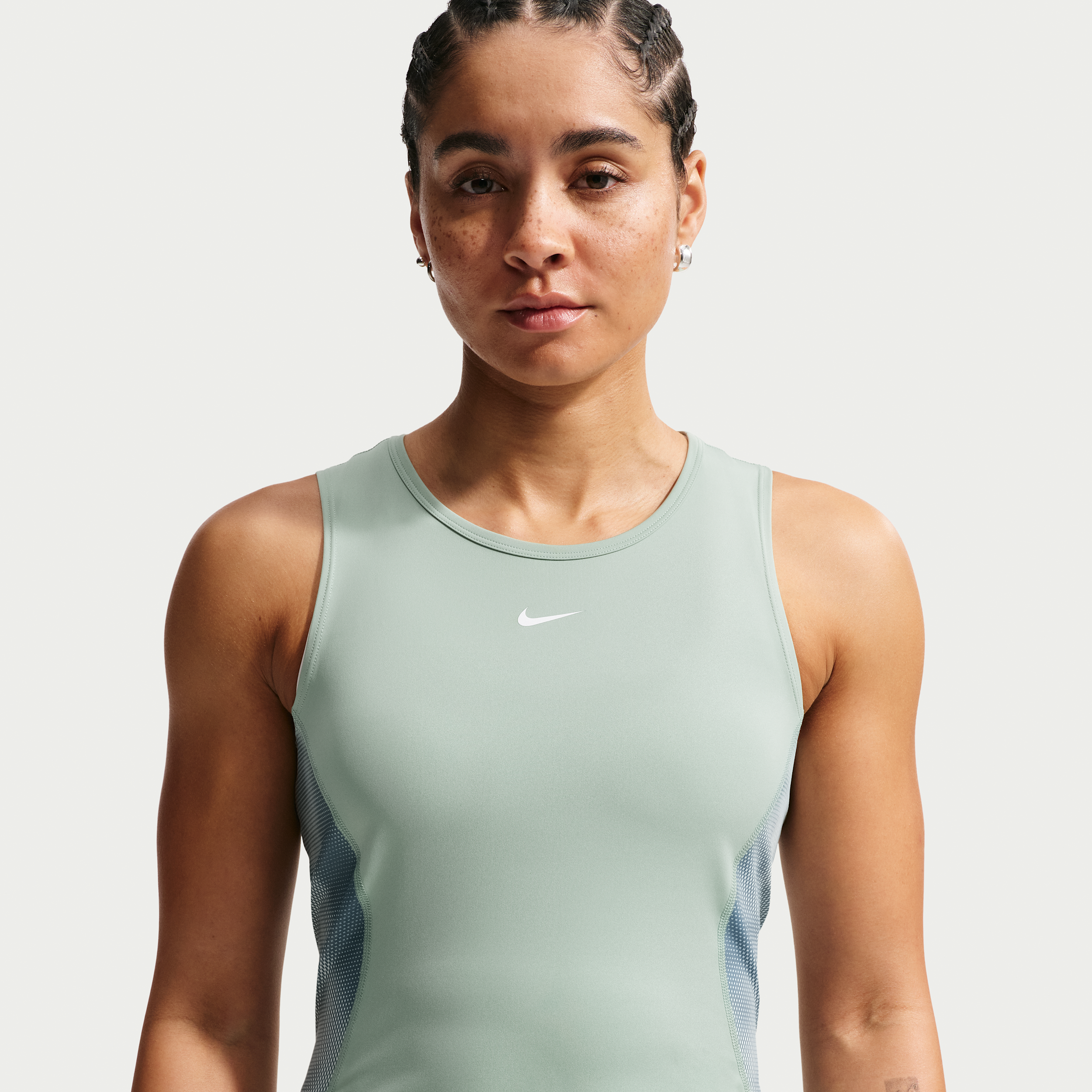 Women's Nike Pro Dri-FIT Tank Top in Green | IB9164-006