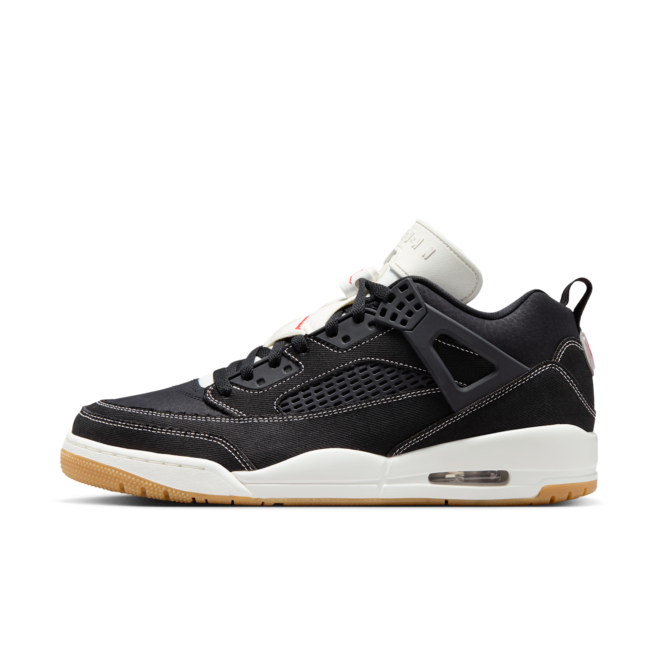 Jordan Spizike Low Shoes, Men's, M10/W11.5, Black/Sail/Univ Red/Gum Med Brown/Pinksicle/Mtlc Silver