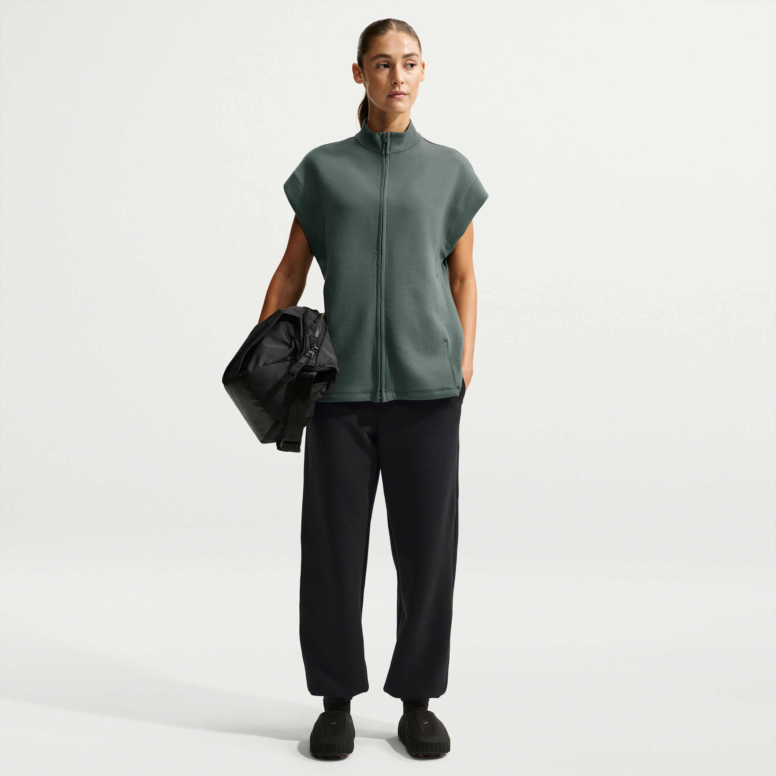 Nike Women's 24.7 ImpossiblySoft Dri-FIT High-Rise Jogger Pants in Black | IQ1033-010