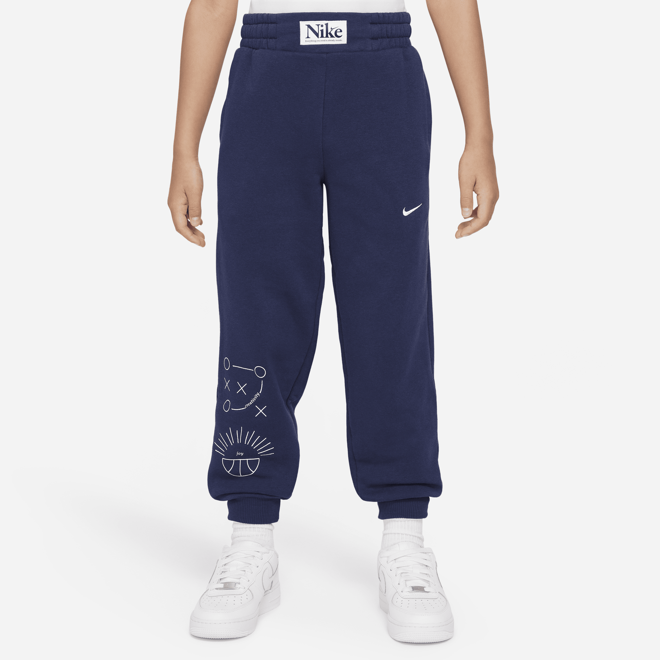 Shop Nike Culture Of Basketball Big Kids' Basketball Loose Pants In Blue