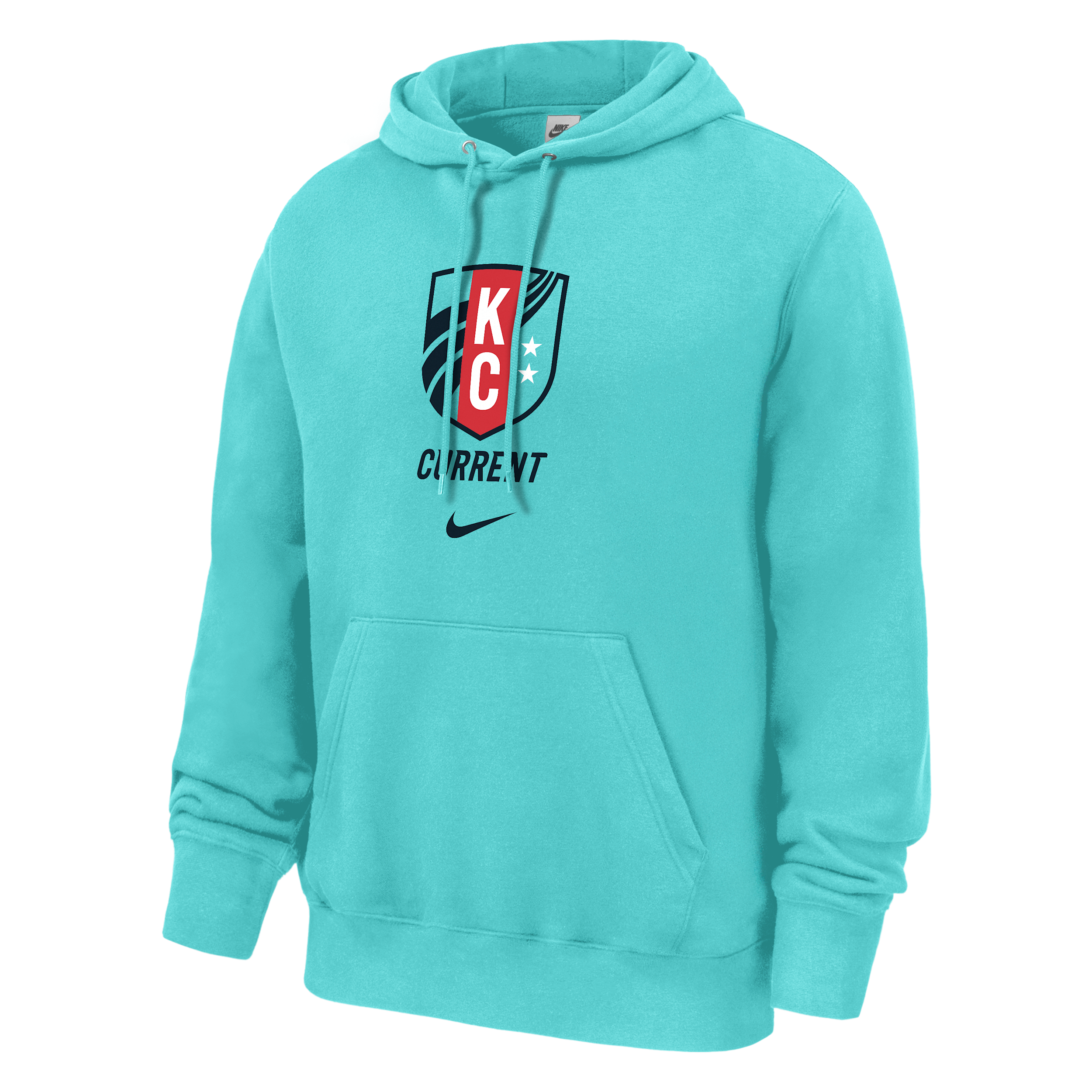 Kansas City Current Club Fleece Nike Men's NWSL Pullover Hoodie in Blue | M31233KCSL26-LAQ