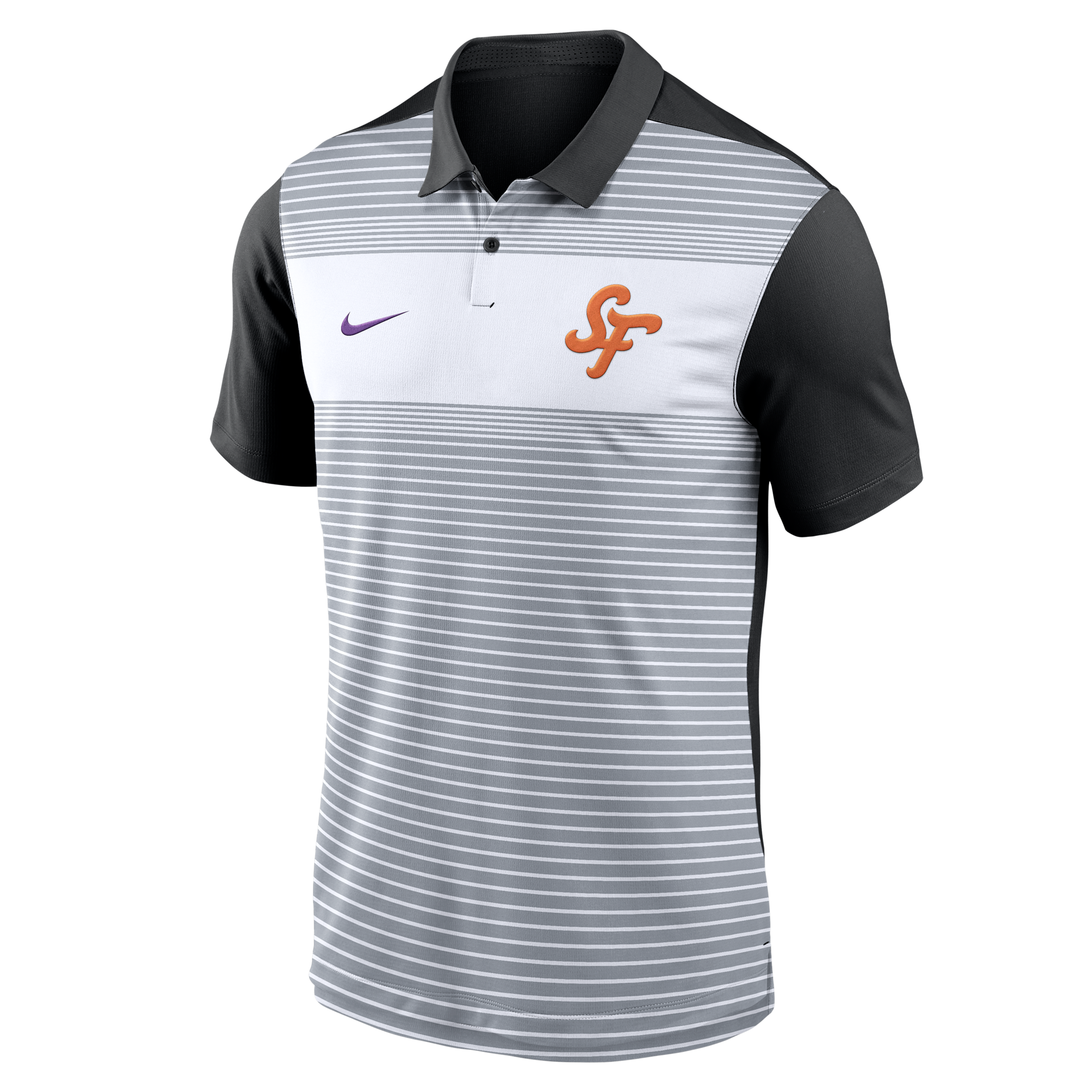 Nike San Francisco Giants City Connect Legacy Icon Vapor  Men's Dri-fit Mlb Polo In Black