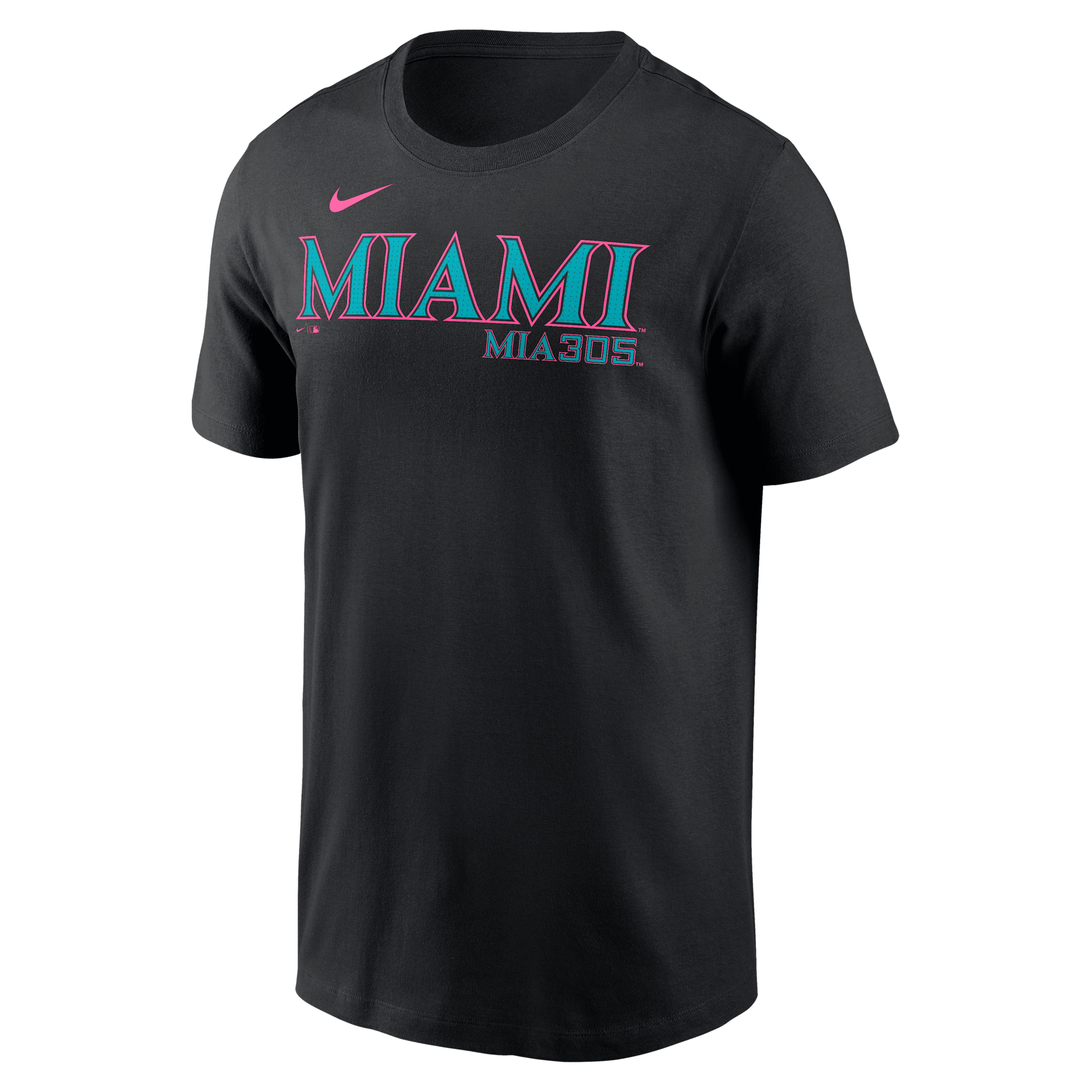 Nike Miami Marlins City Connect Wordmark Men's Mlb T-shirt