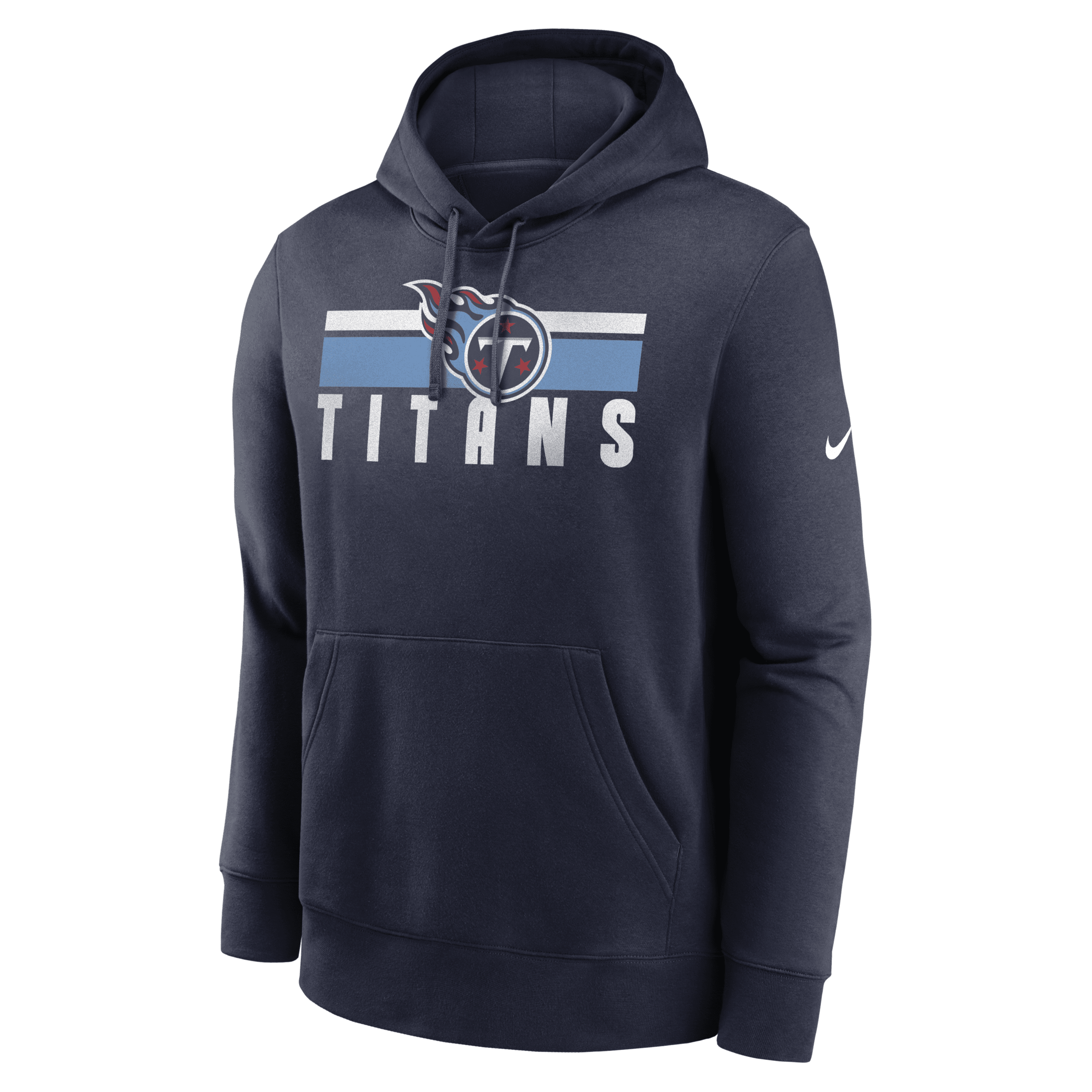 Nike Tennessee Titans Club Menâs  Men's Nfl Pullover Hoodie In Blue