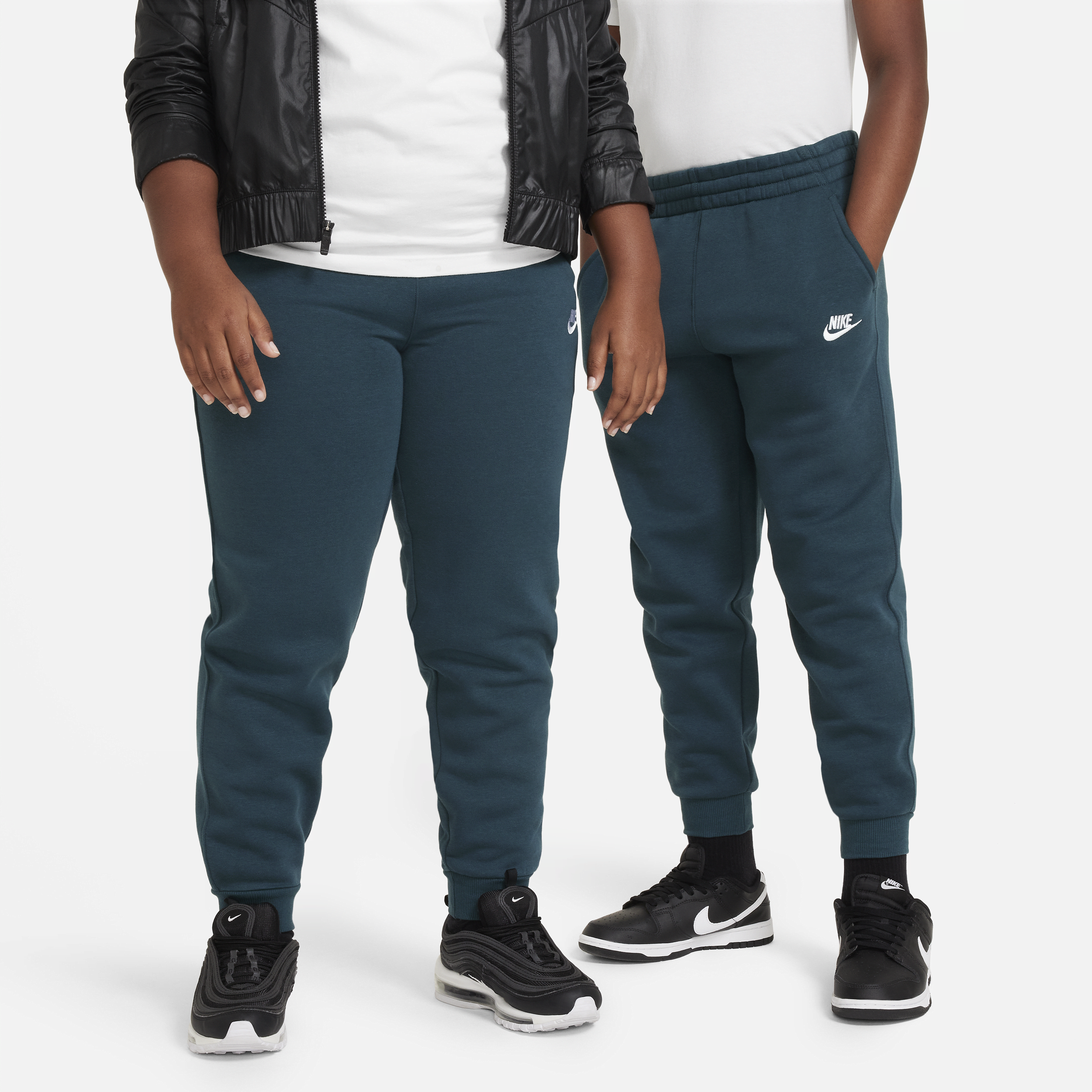 Nike Sportswear Club Fleece Big Kids' Jogger Pants (extended Size) In Green