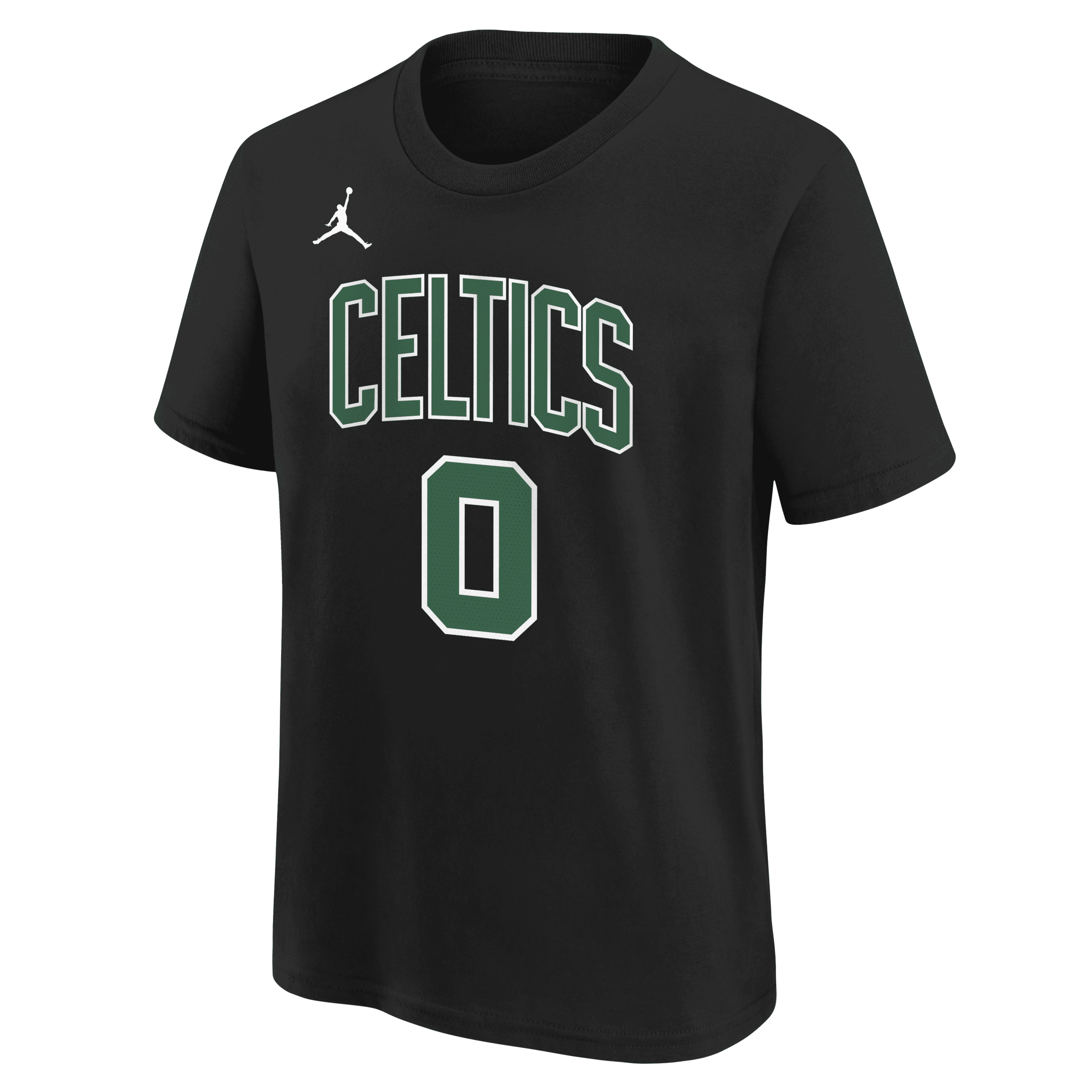 Jordan Jayson Tatum Boston Celtics Statement Edition Big Kids' Nba T-shirt In Black