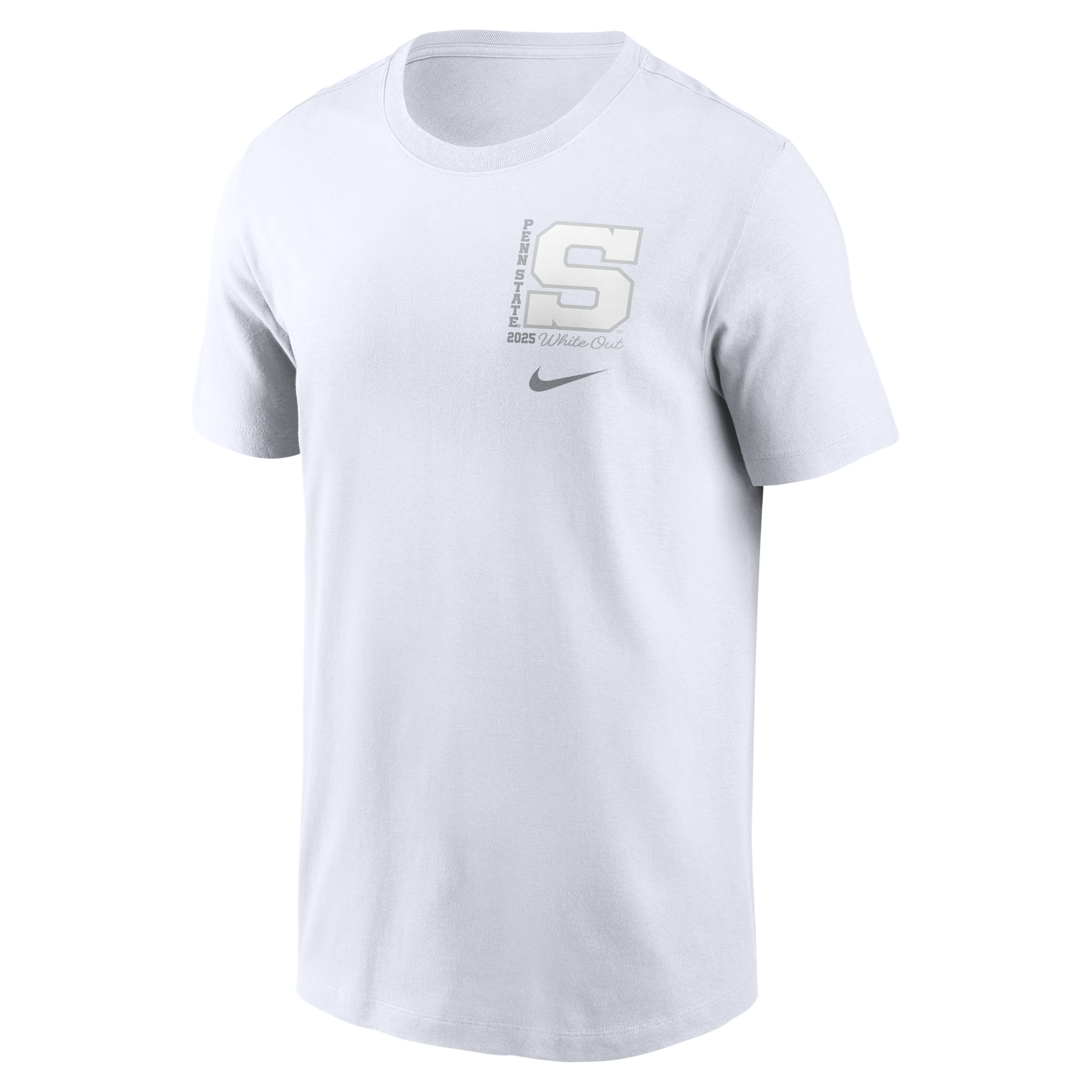 Nike Penn State 2025 White Out  Men's College T-shirt