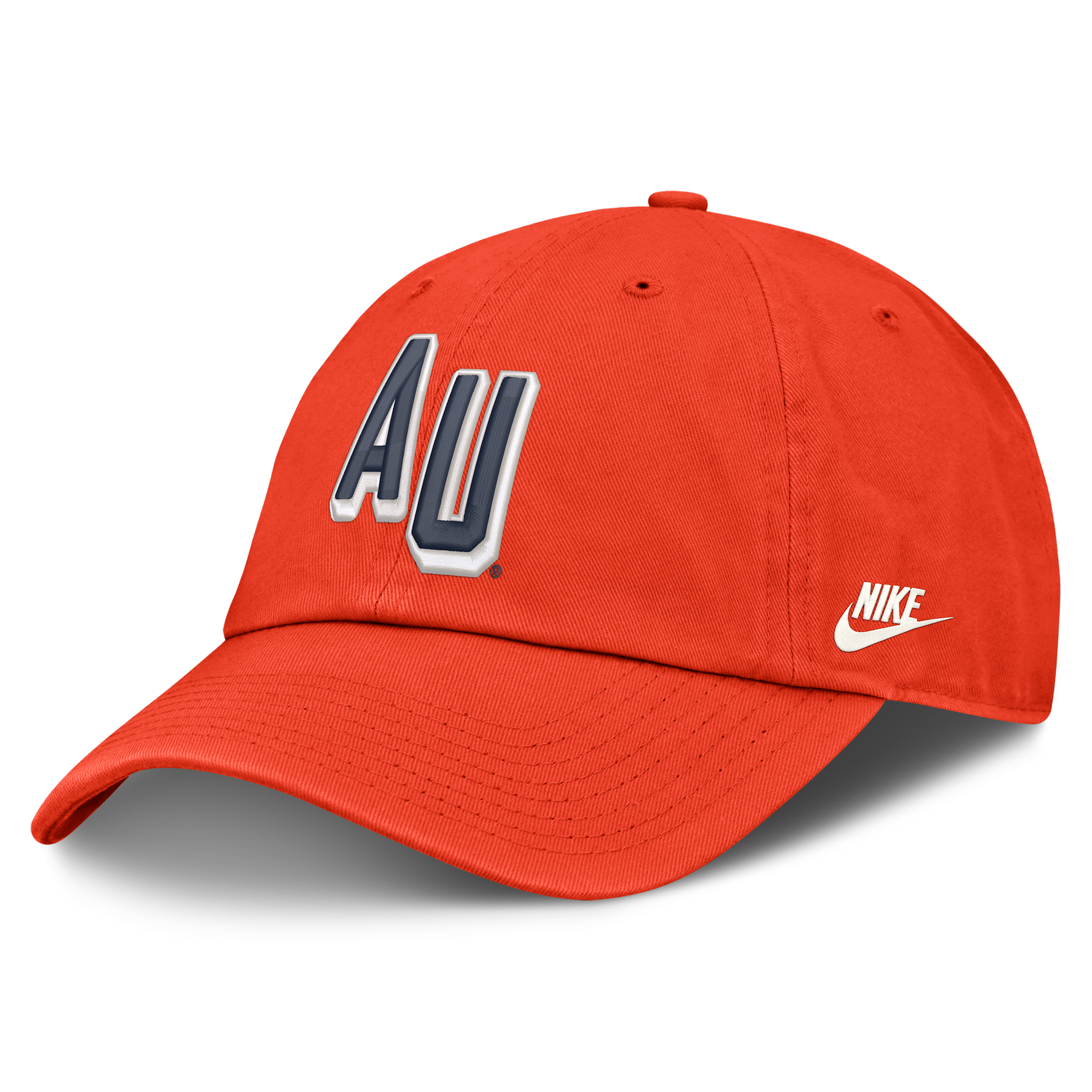 Auburn Natural Club Nike Men's College Adjustable Hat in Orange | NC0189LAUV-EYR