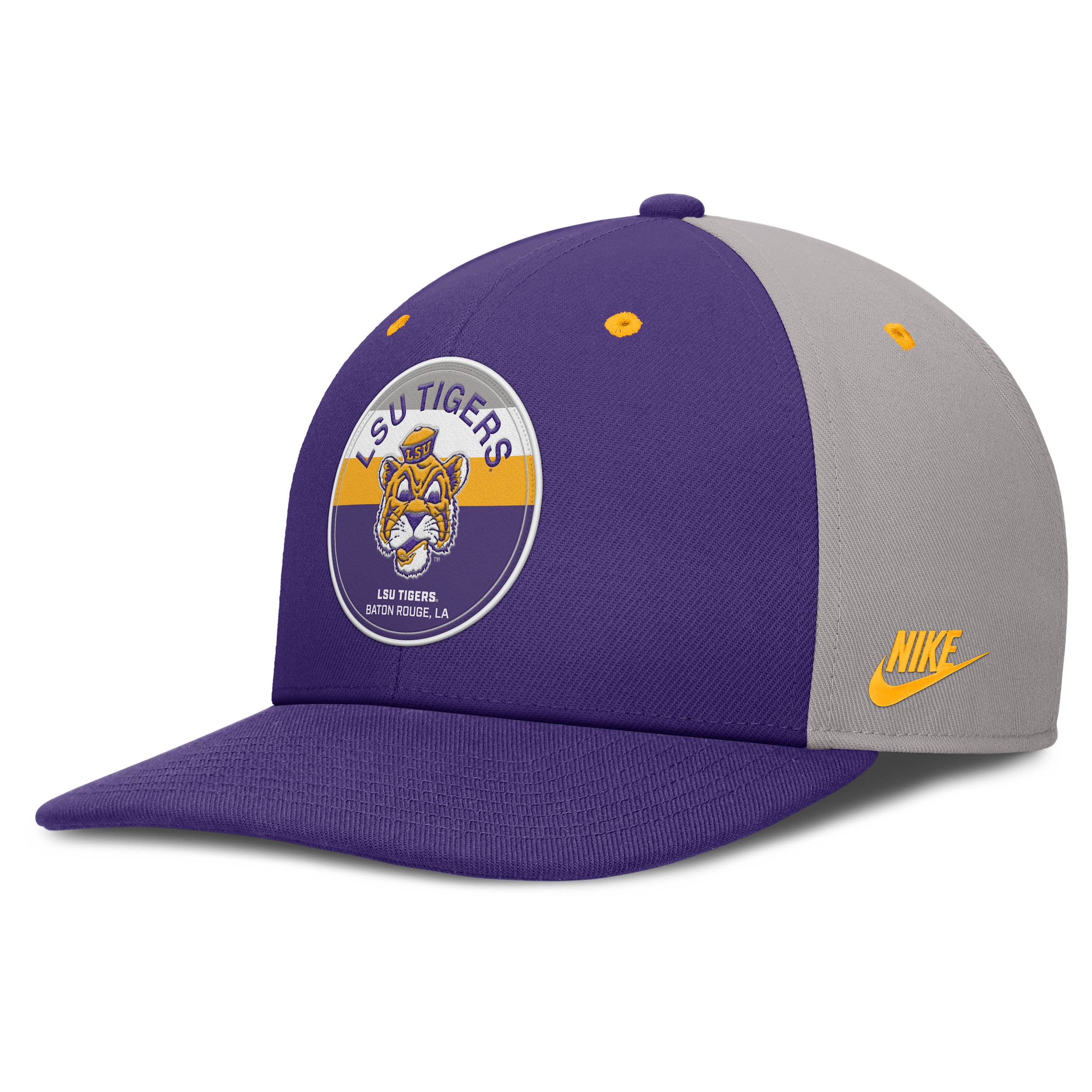 Nike Lsu Athletic Prep Pro  Men's Dri-fit College Adjustable Hat In Purple